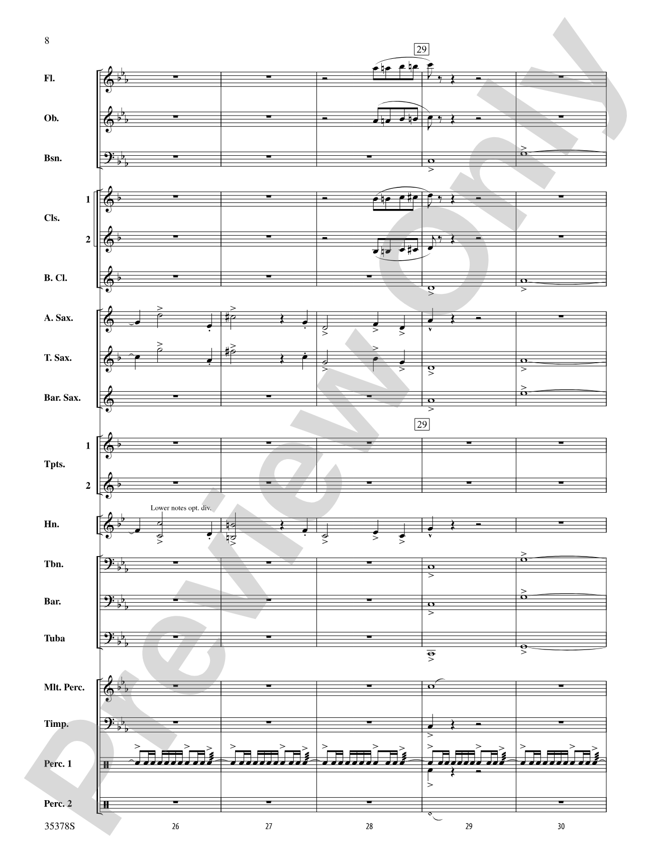 Trittico: Concert Band Conductor Score & Parts