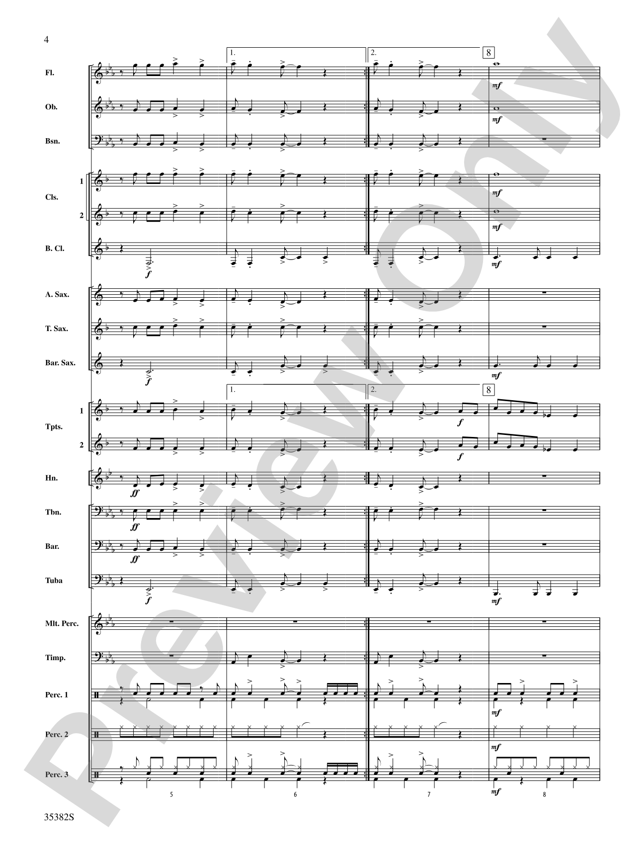Celebration: Concert Band Conductor Score & Parts