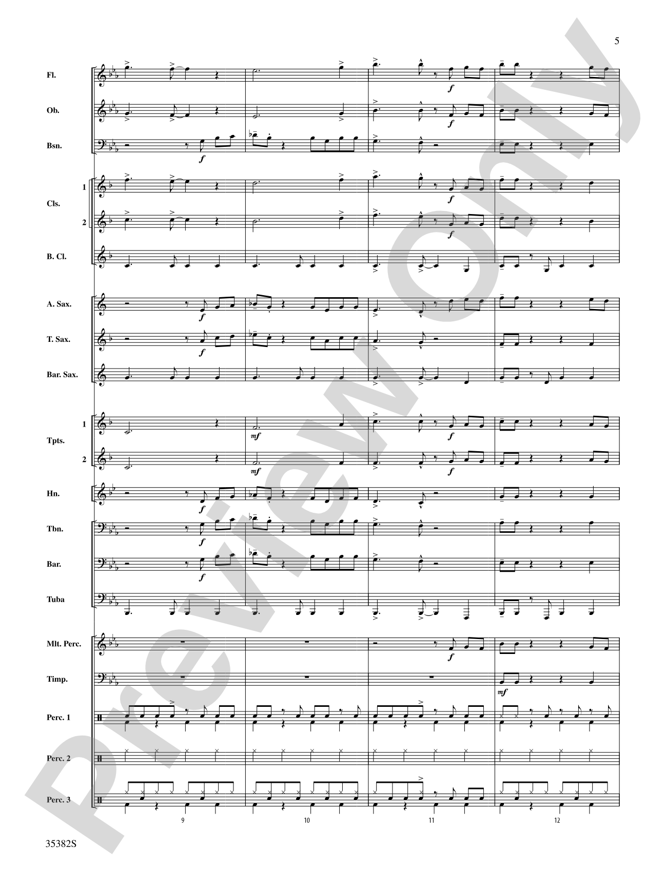 Celebration: Concert Band Conductor Score & Parts