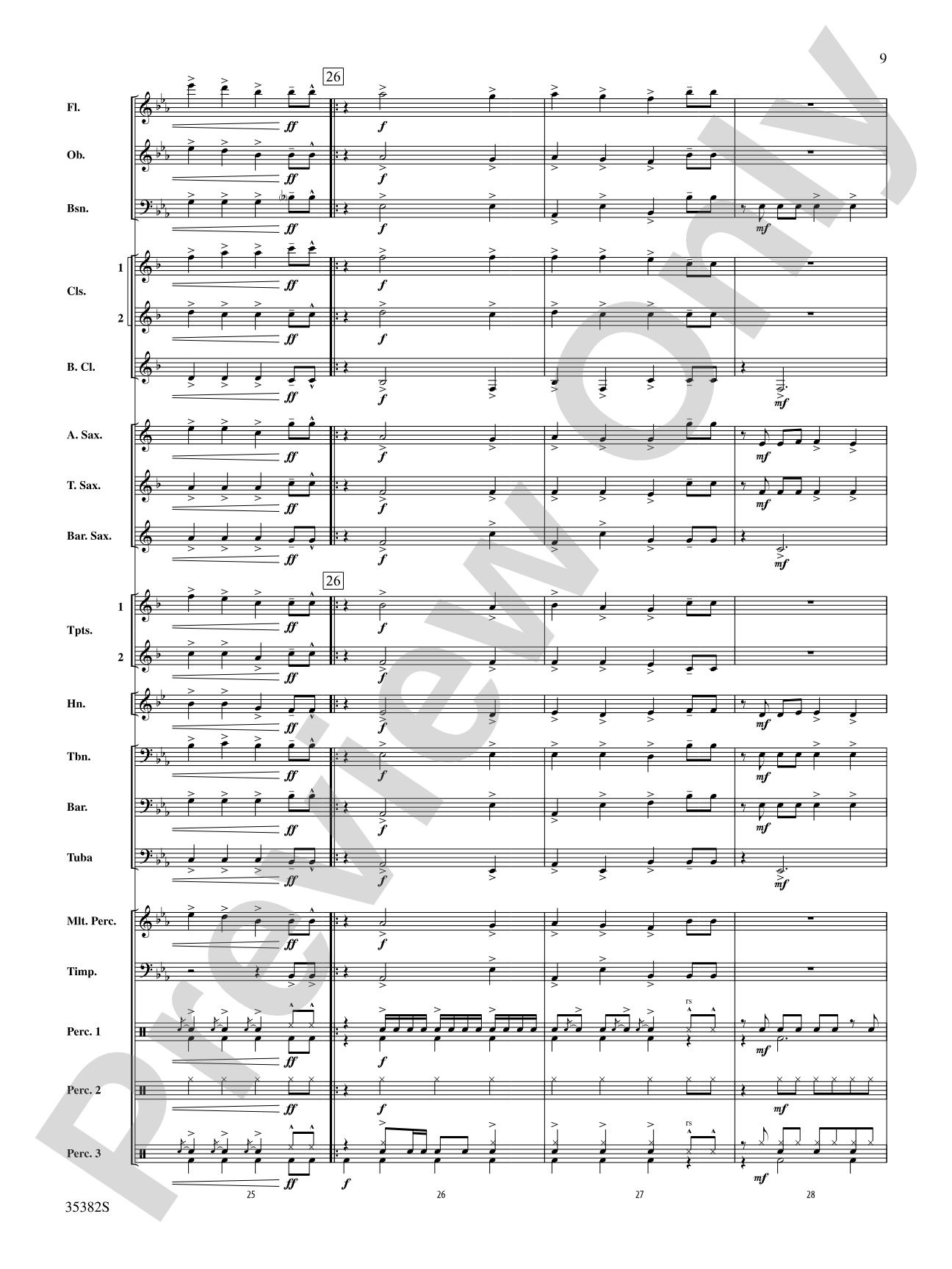 Celebration: Concert Band Conductor Score & Parts