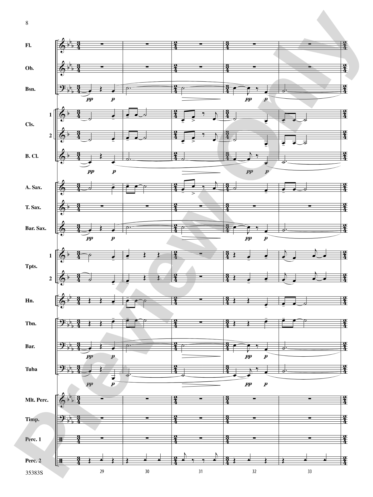If I Rise: Concert Band Conductor Score & Parts