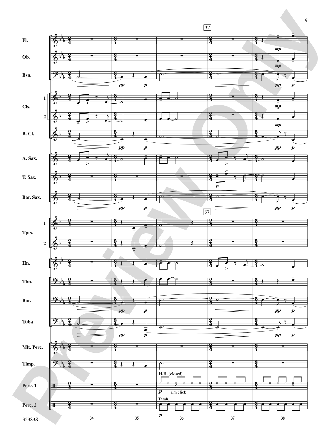 If I Rise: Concert Band Conductor Score & Parts