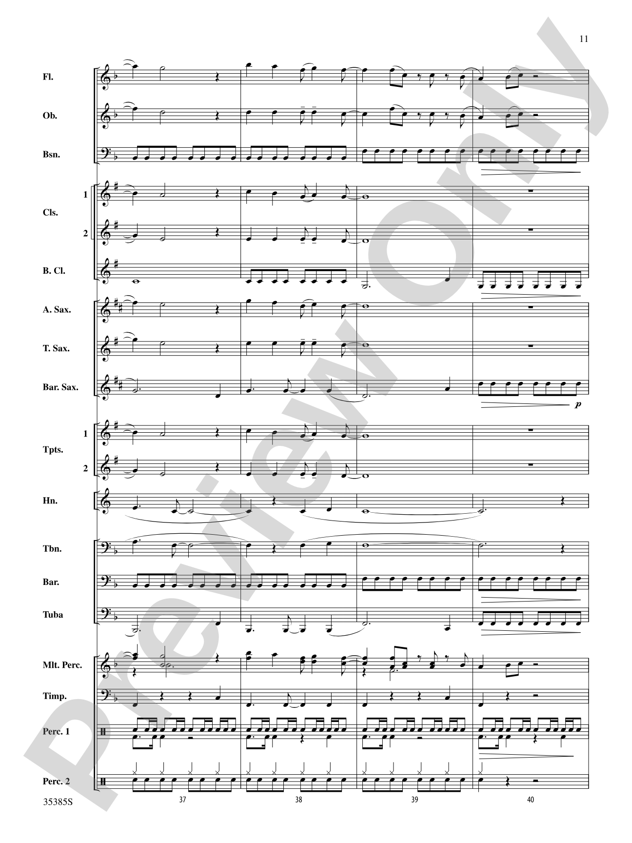 Just the Way You Are (Amazing): Concert Band Conductor Score & Parts