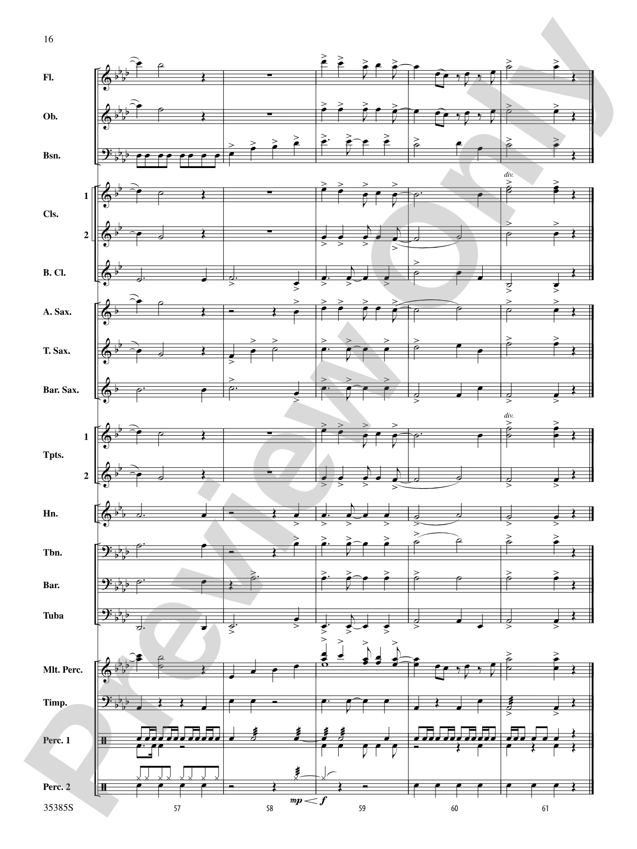 Just the Way You Are (Amazing): Concert Band Conductor Score & Parts