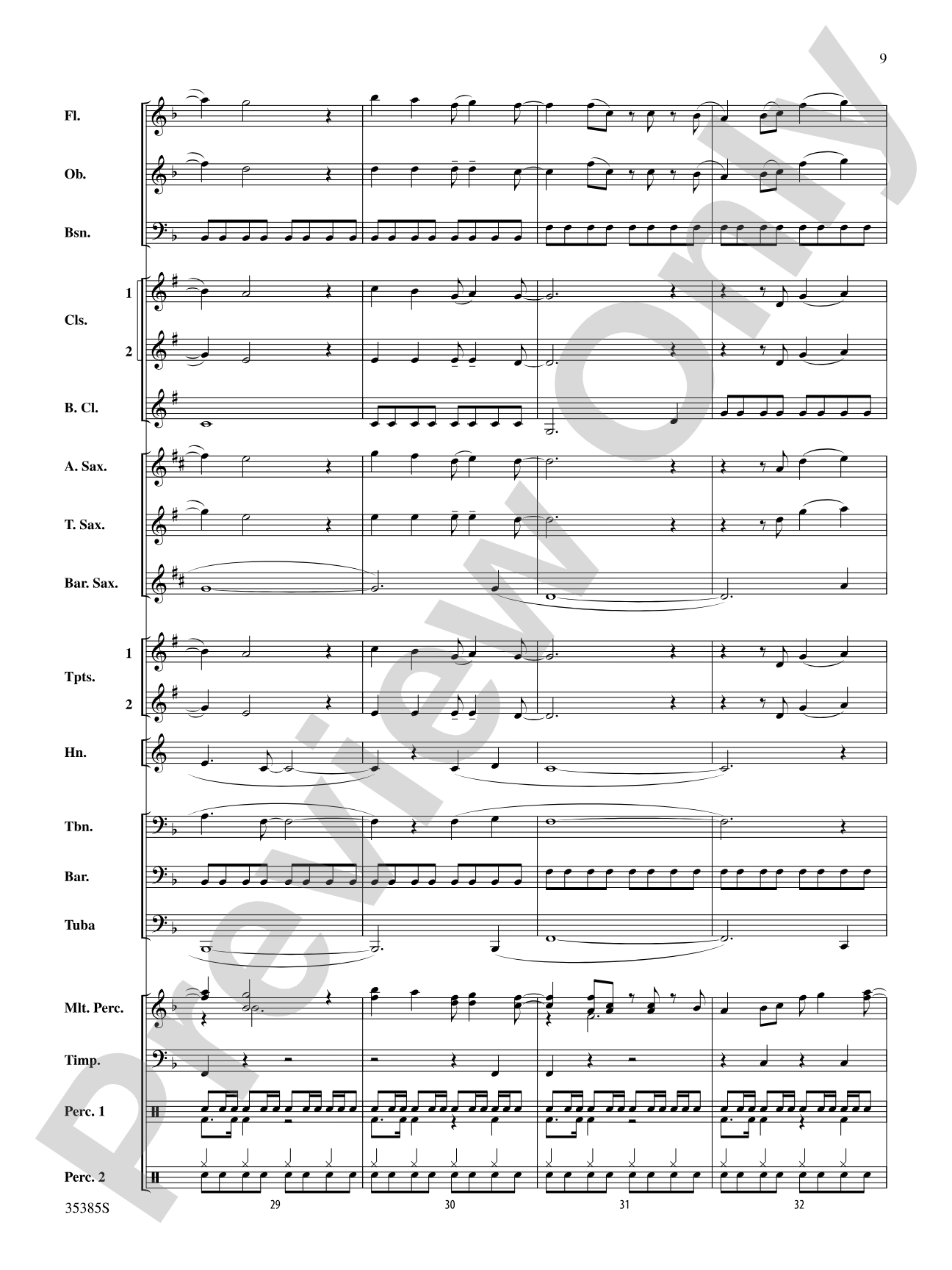Just the Way You Are (Amazing): Concert Band Conductor Score & Parts