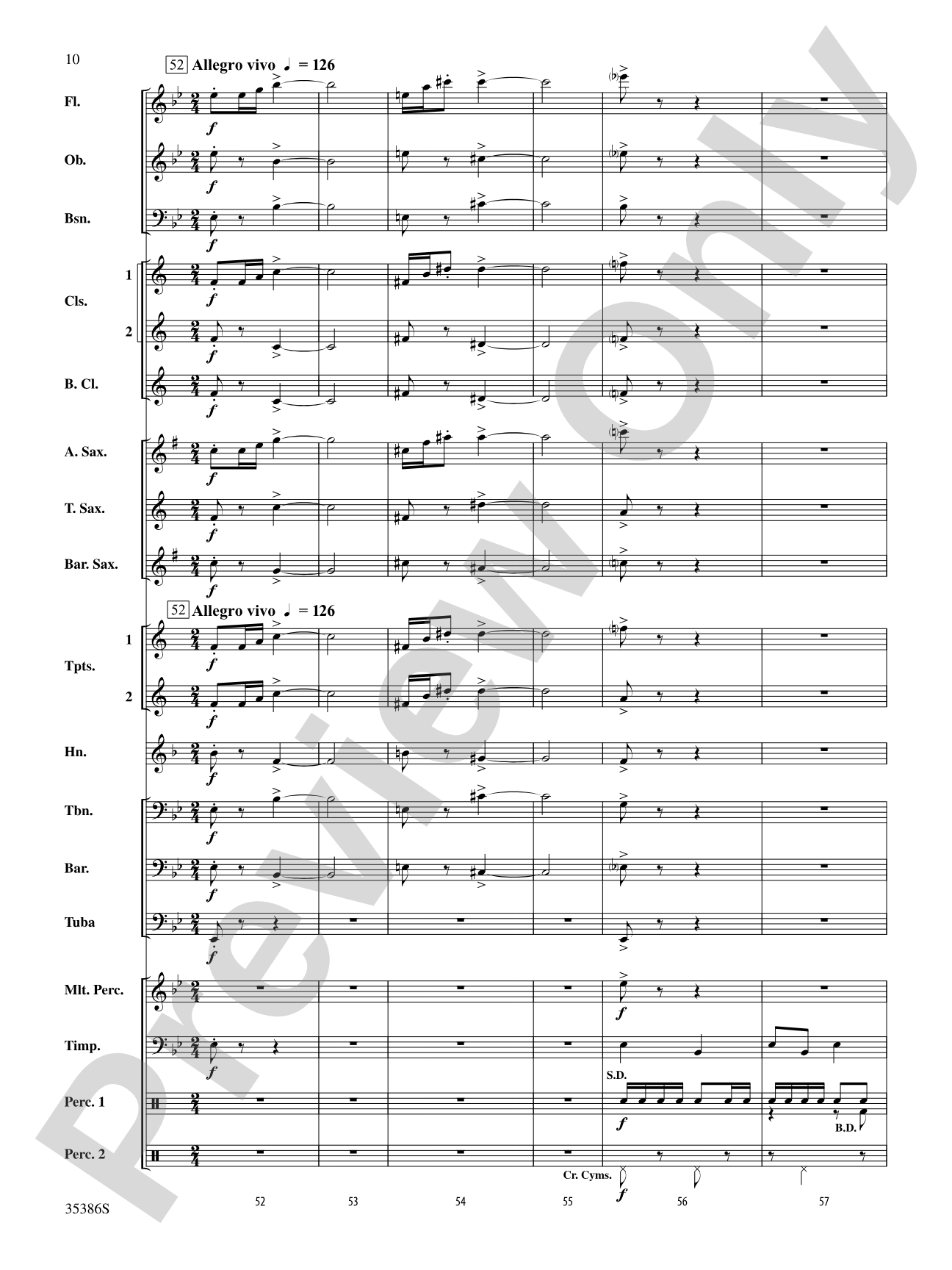 Chorale and March: Concert Band Conductor Score & Parts