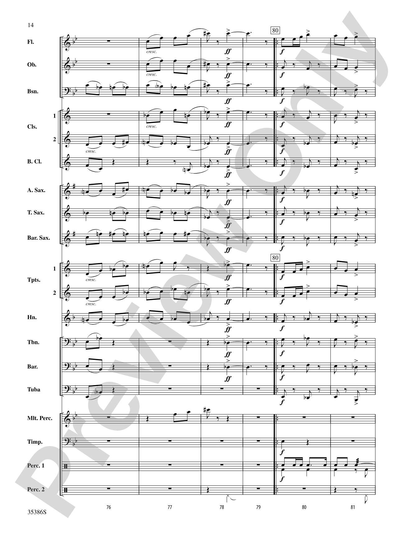 Chorale and March: Concert Band Conductor Score & Parts