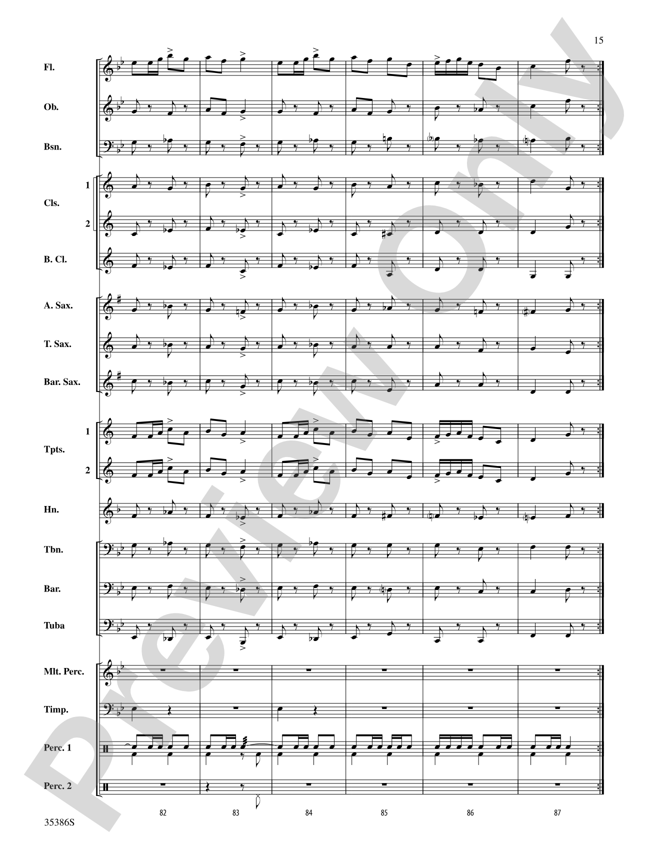 Chorale and March: Concert Band Conductor Score & Parts