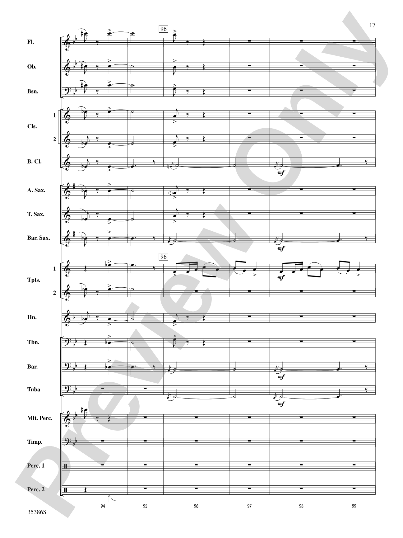 Chorale and March: Concert Band Conductor Score & Parts