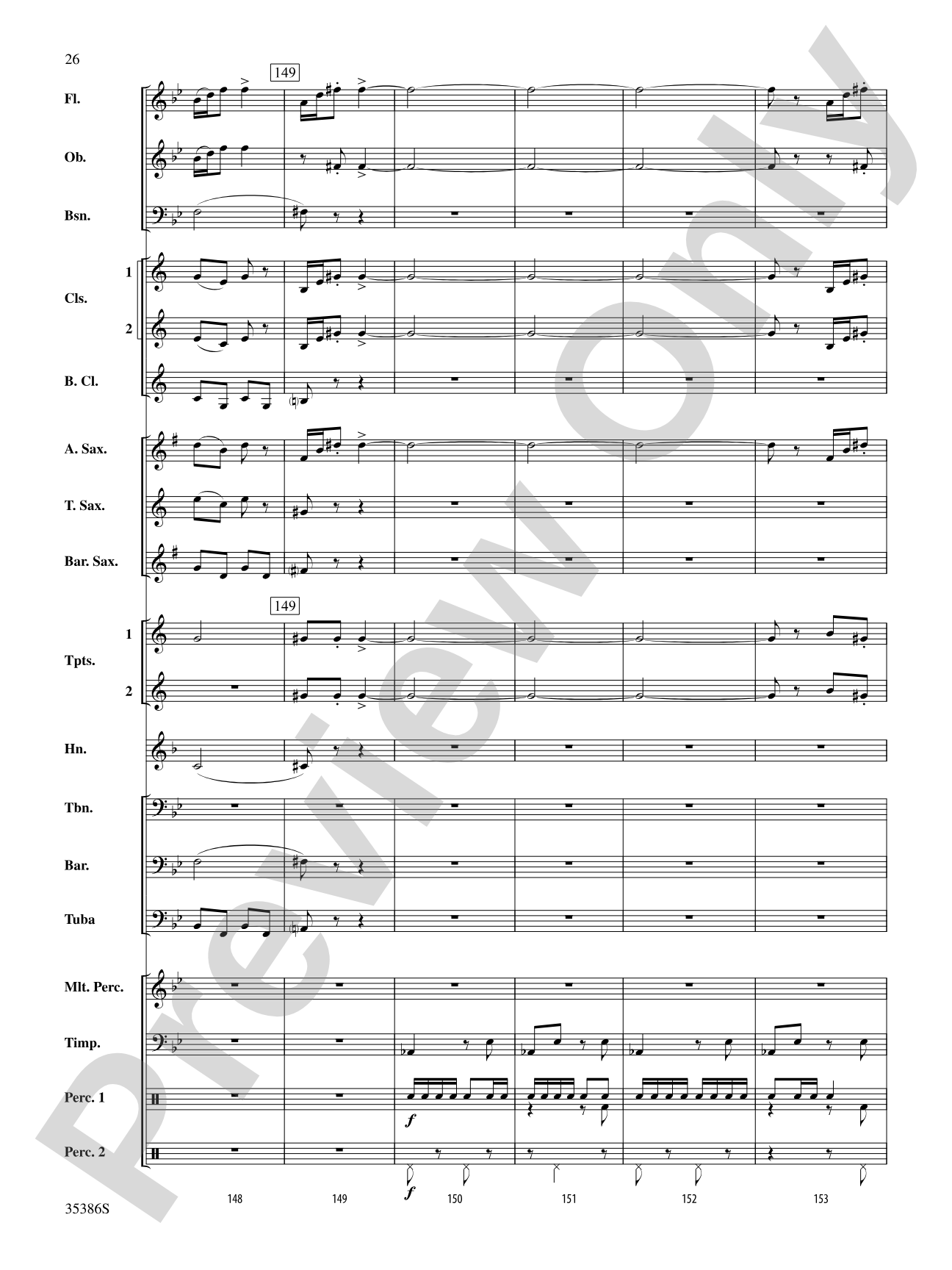 Chorale and March: Concert Band Conductor Score & Parts