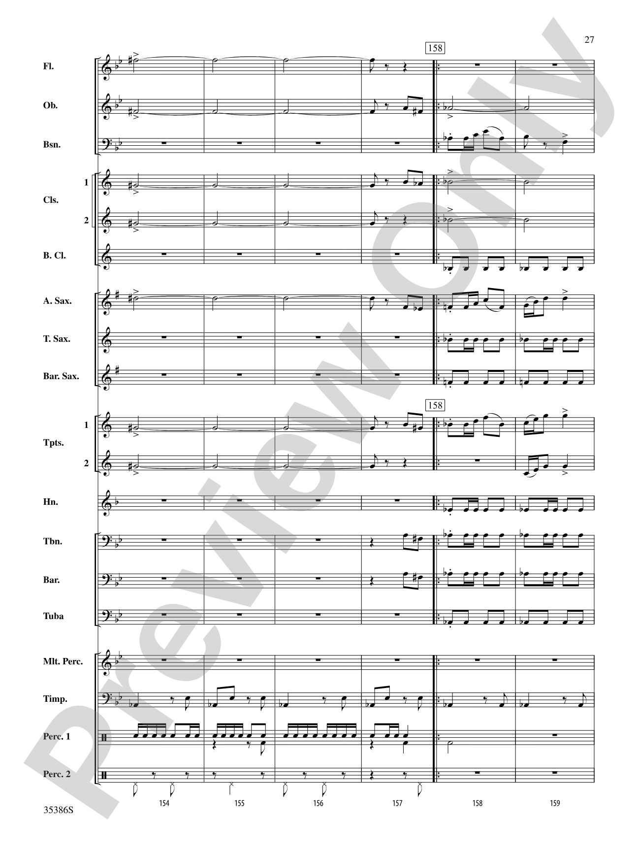 Chorale and March: Concert Band Conductor Score & Parts