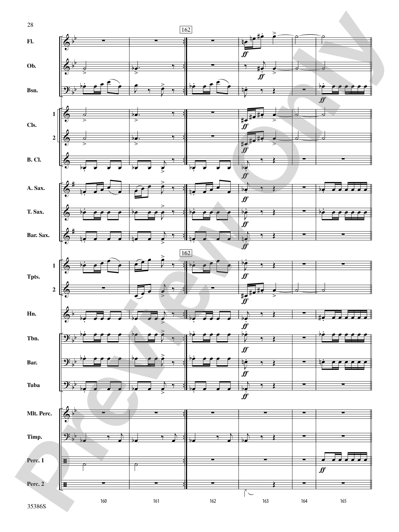 Chorale and March: Concert Band Conductor Score & Parts