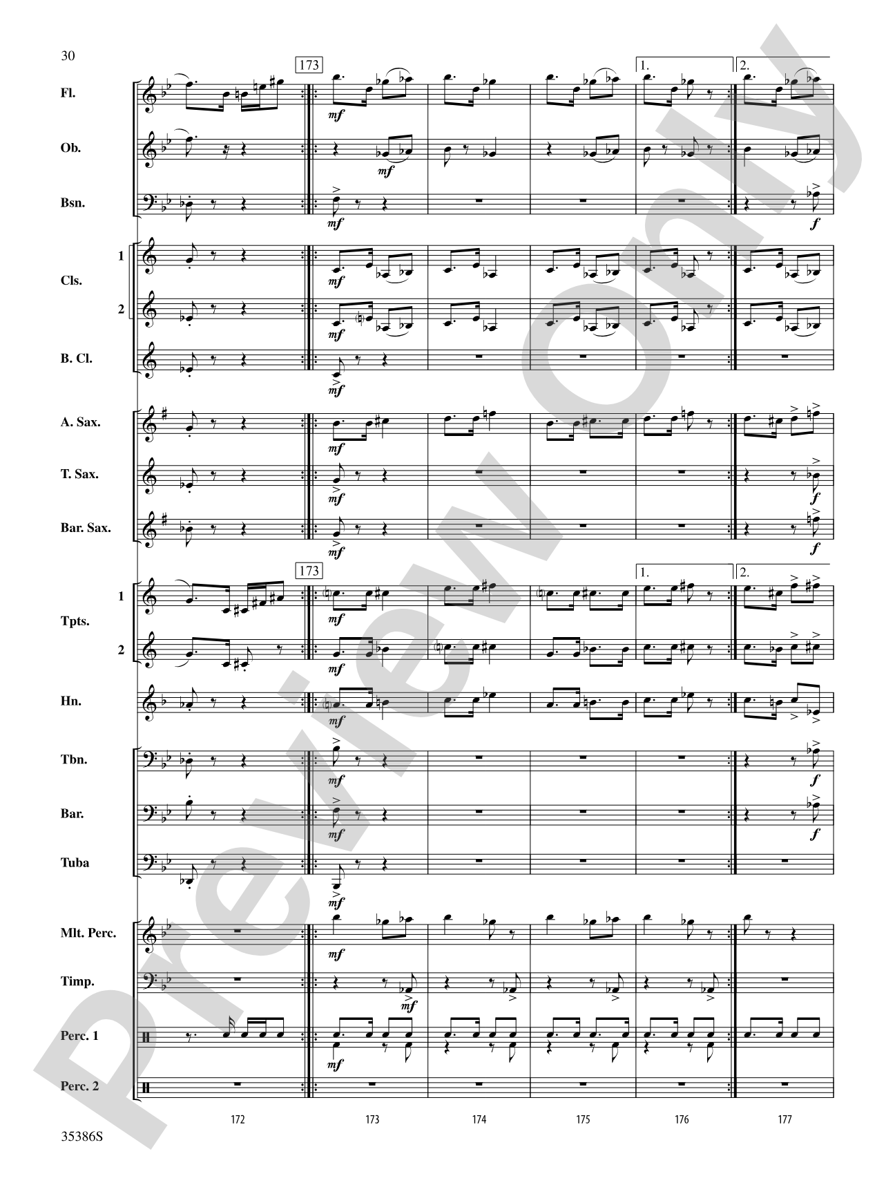 Chorale and March: Concert Band Conductor Score & Parts