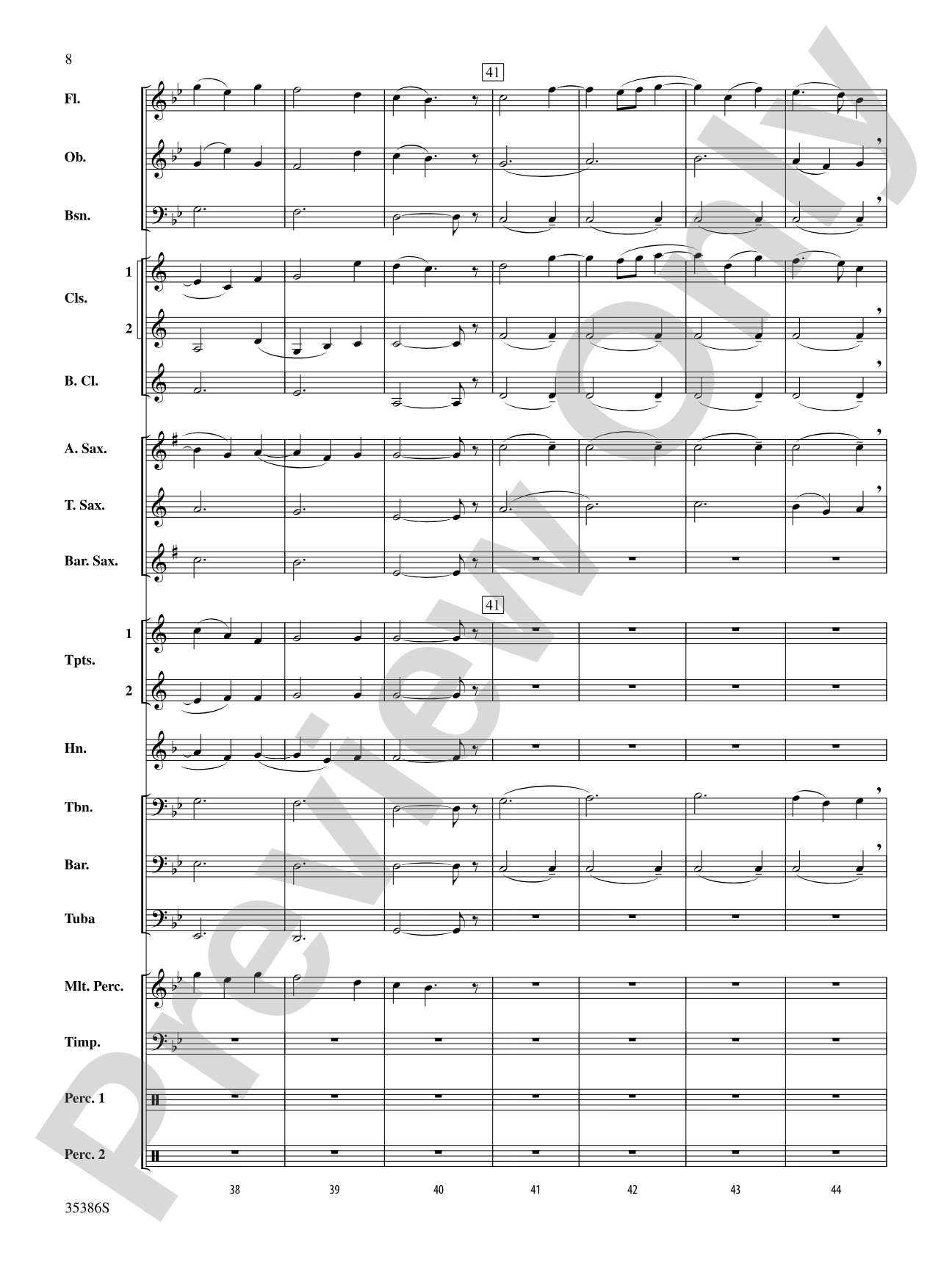 Chorale and March: Concert Band Conductor Score & Parts