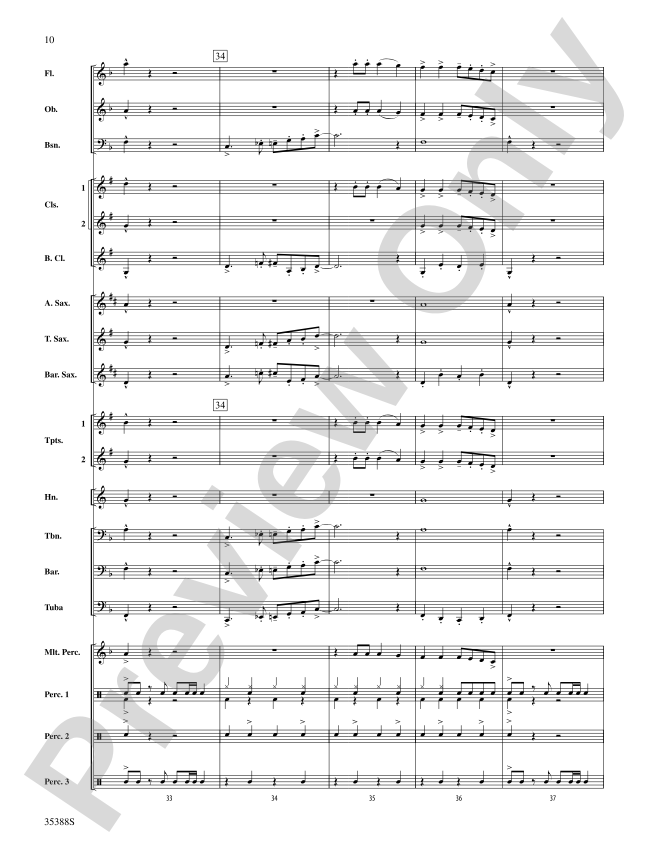 The Time Warp (from The Rocky Horror Picture Show): Concert Band Conductor Score & Parts