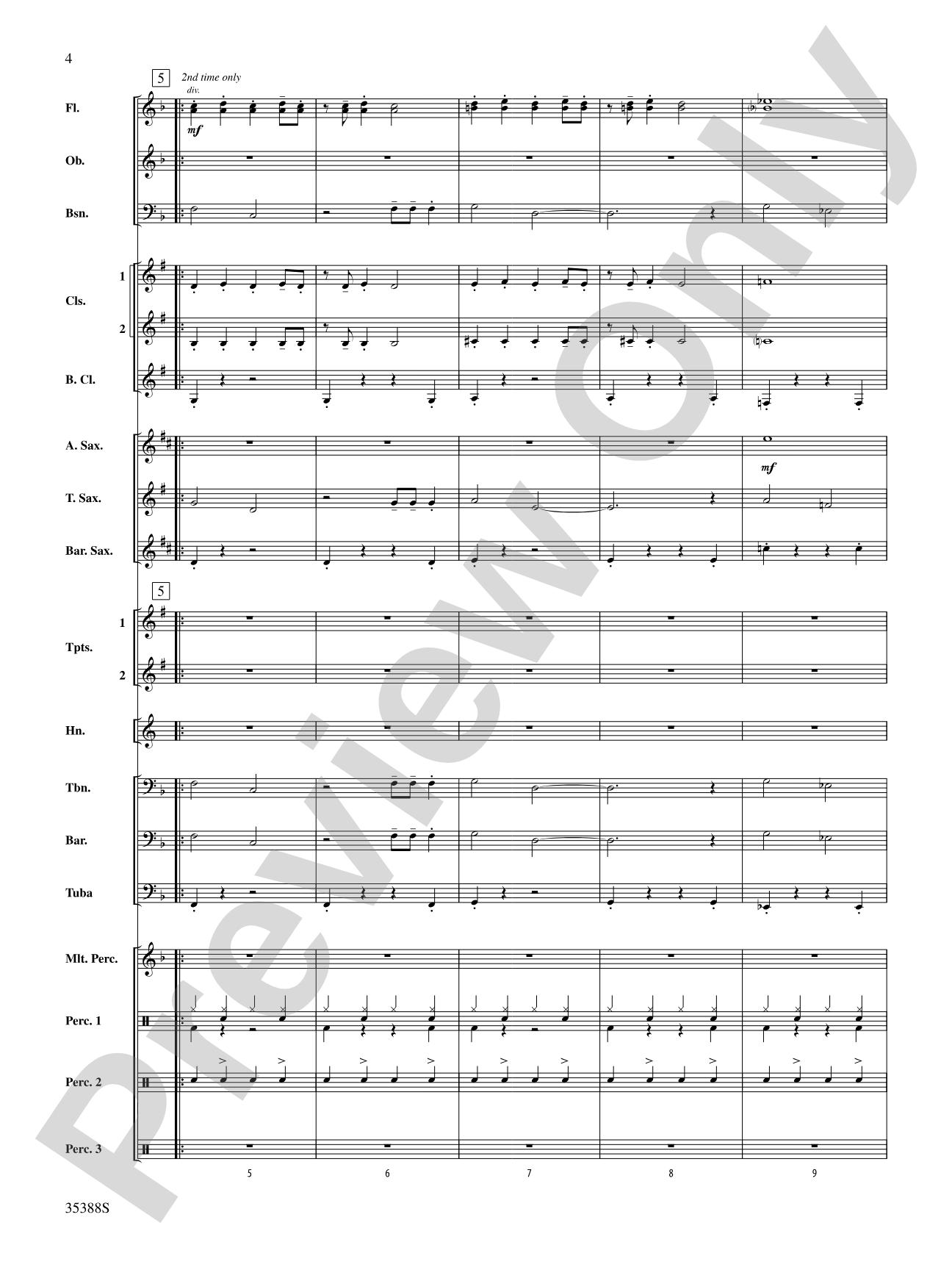 The Time Warp (from The Rocky Horror Picture Show): Concert Band Conductor Score & Parts