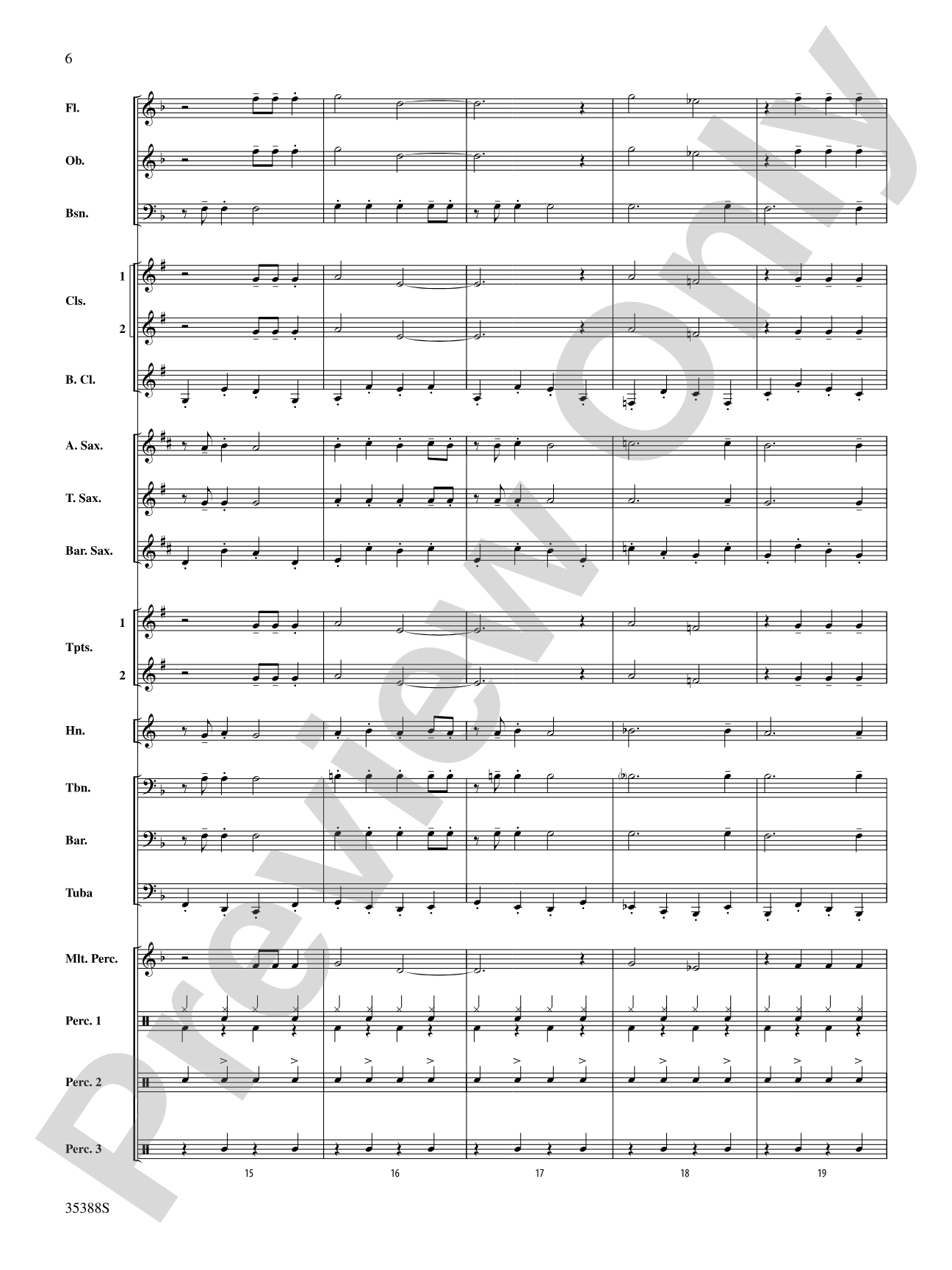 The Time Warp (from The Rocky Horror Picture Show): Concert Band Conductor Score & Parts