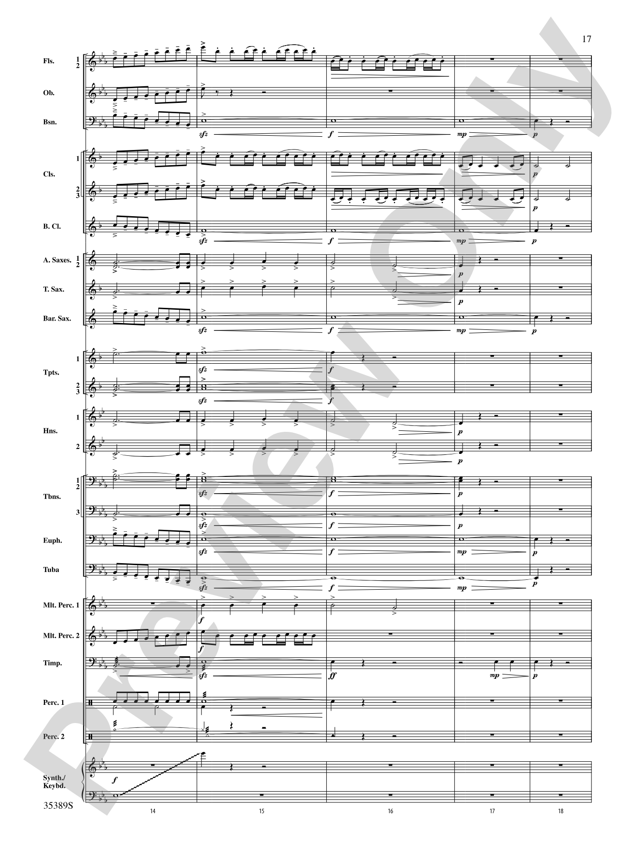 In Glorious Splendour: Concert Band Conductor Score & Parts