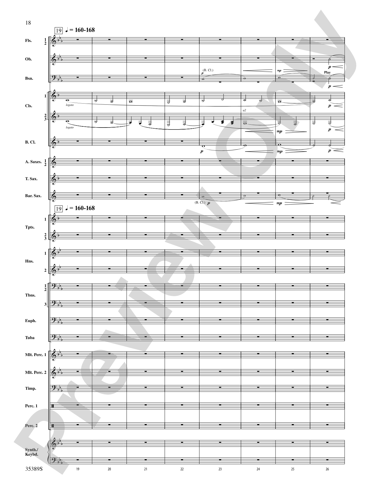 In Glorious Splendour: Concert Band Conductor Score & Parts