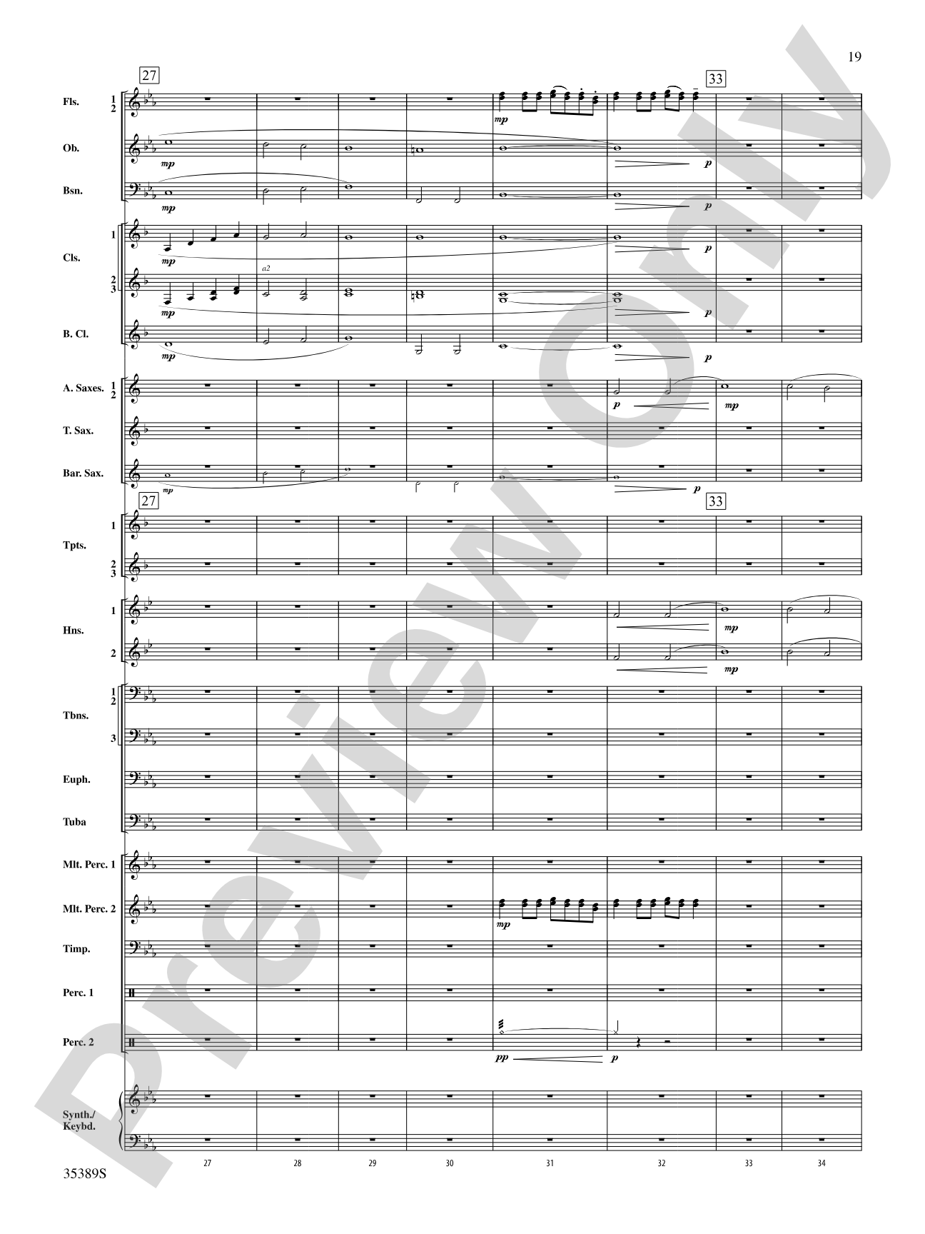 In Glorious Splendour: Concert Band Conductor Score & Parts