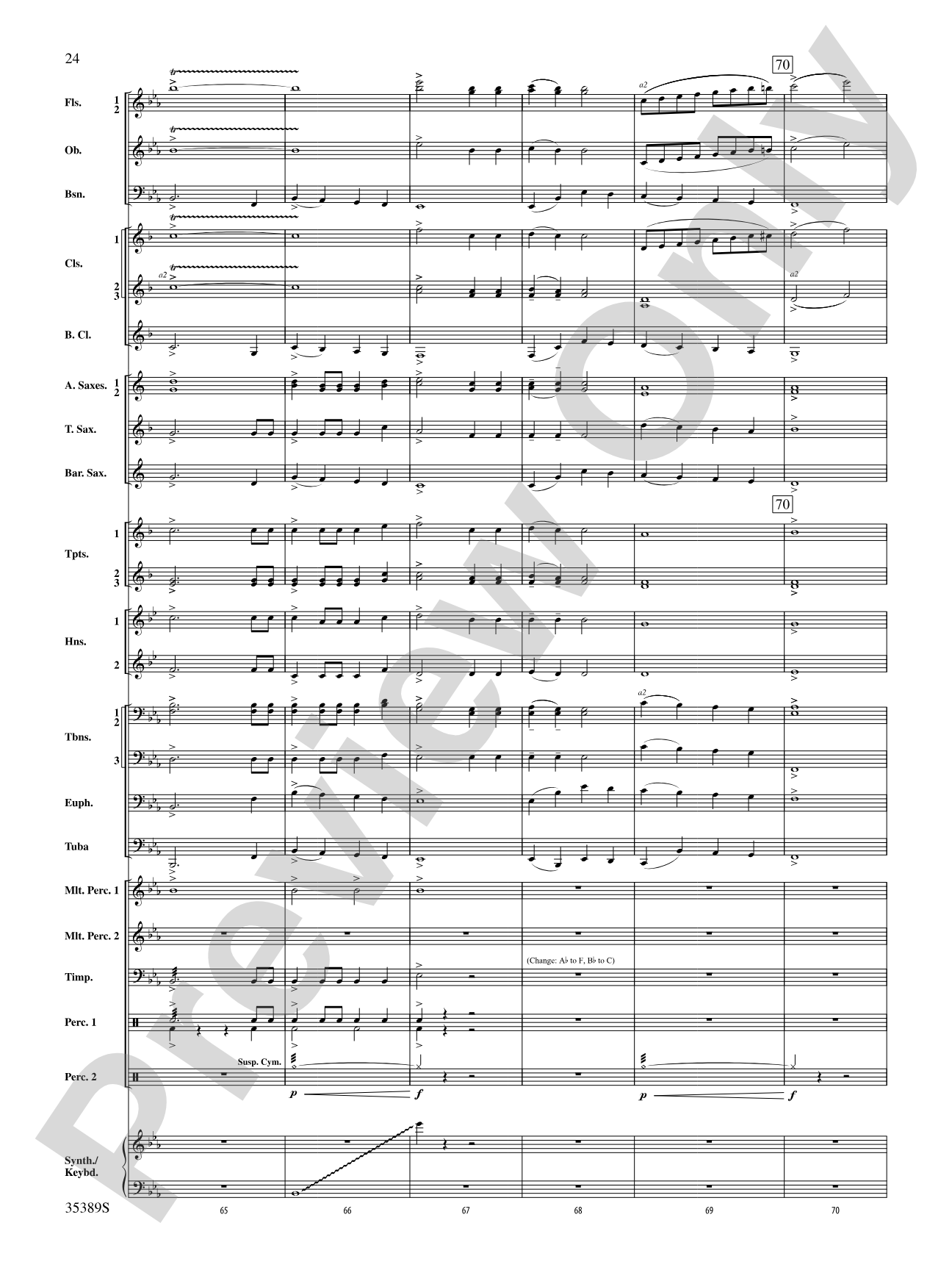 In Glorious Splendour: Concert Band Conductor Score & Parts