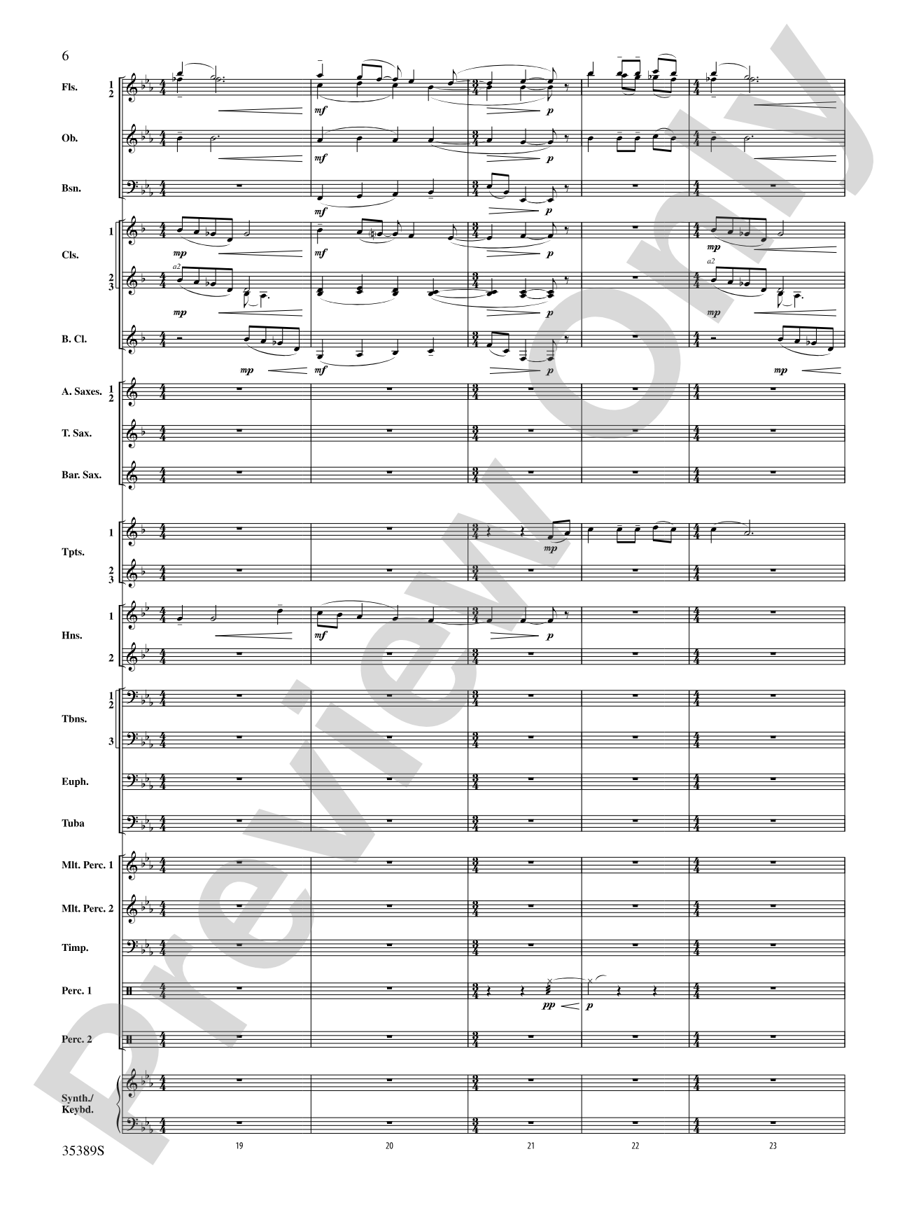 In Glorious Splendour: Concert Band Conductor Score & Parts