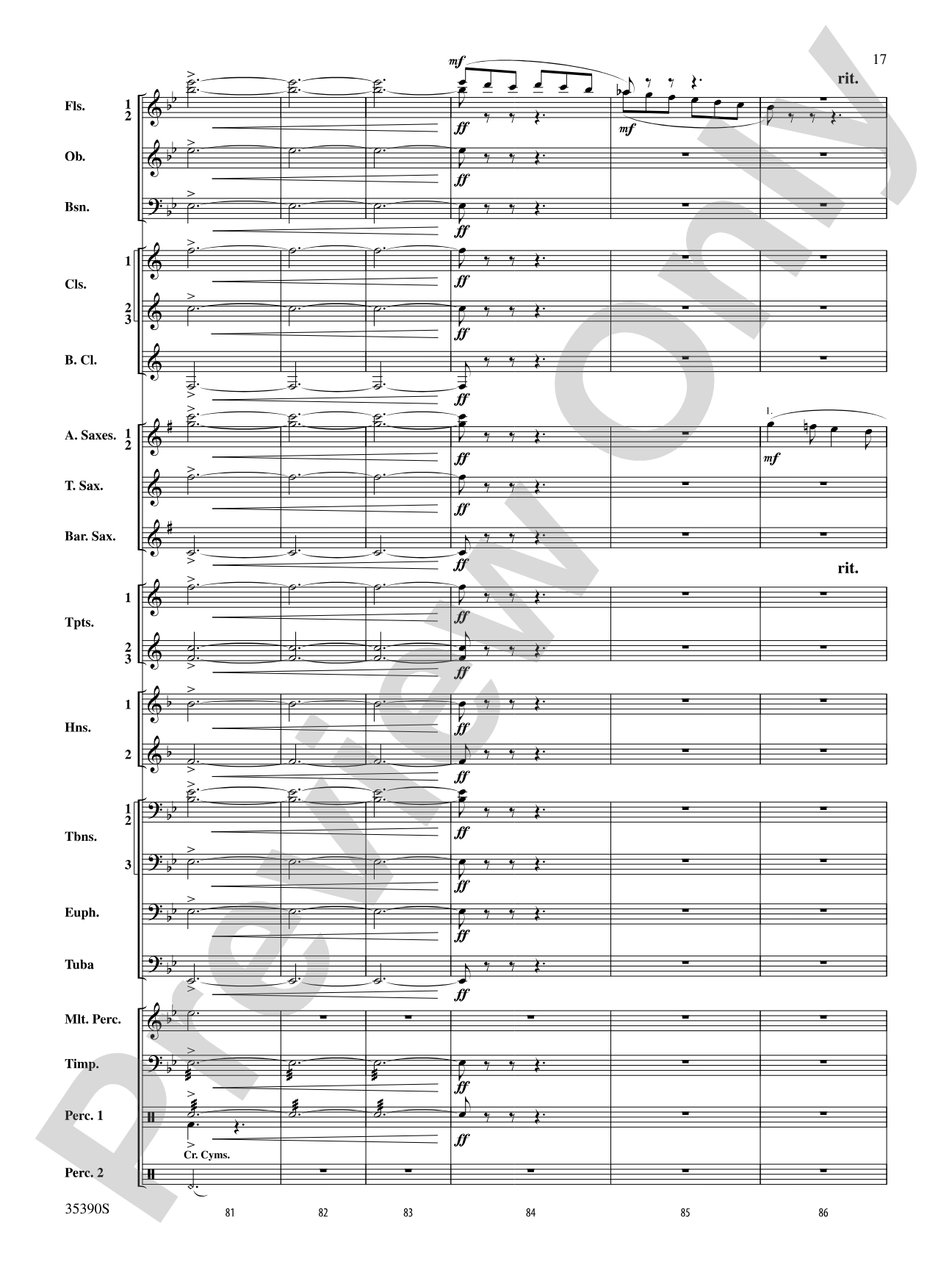 Medieval Fanfare and Chant: Concert Band Conductor Score & Parts