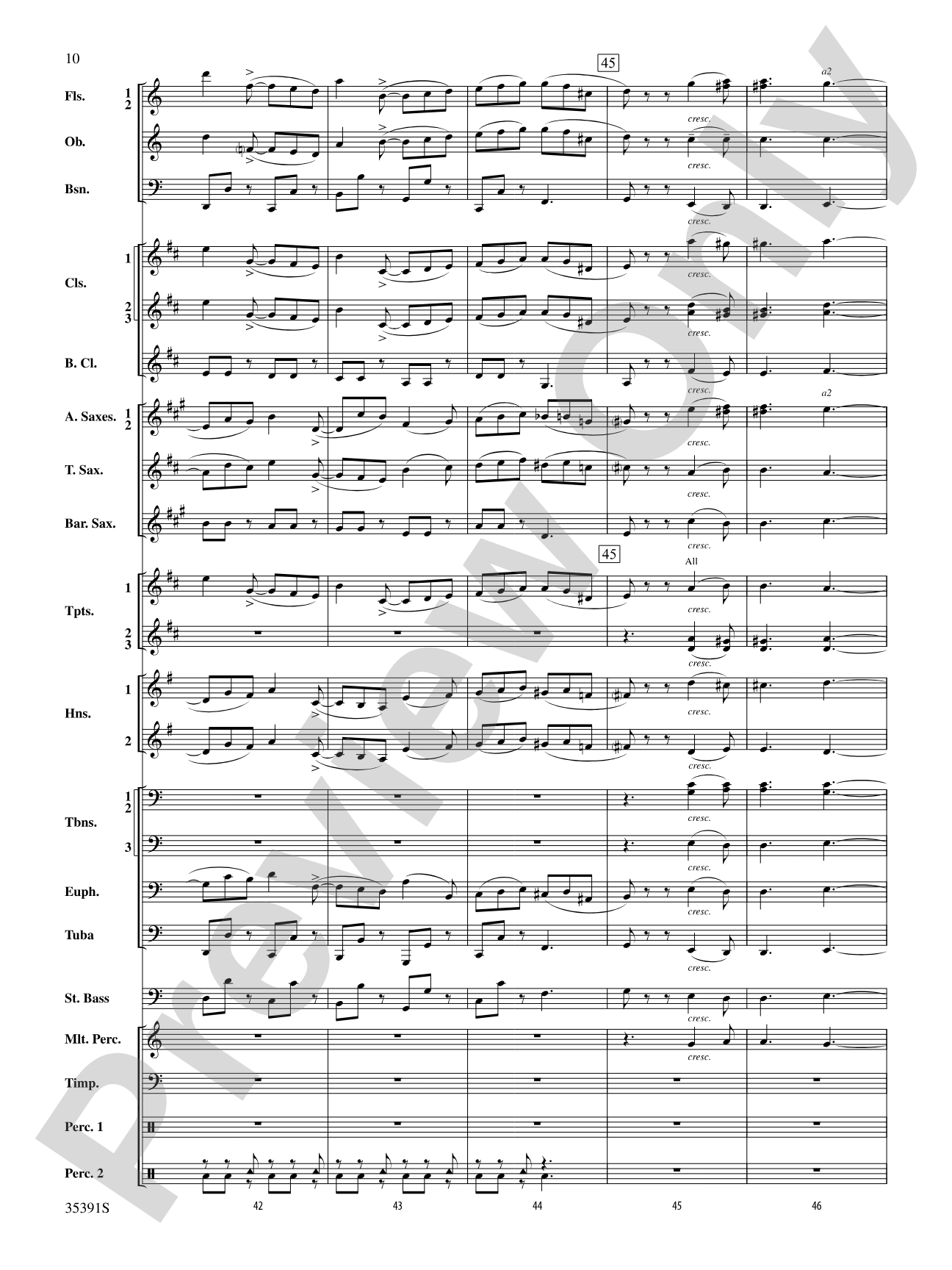 Pezzo in forma di Sonatina: Concert Band Conductor Score & Parts