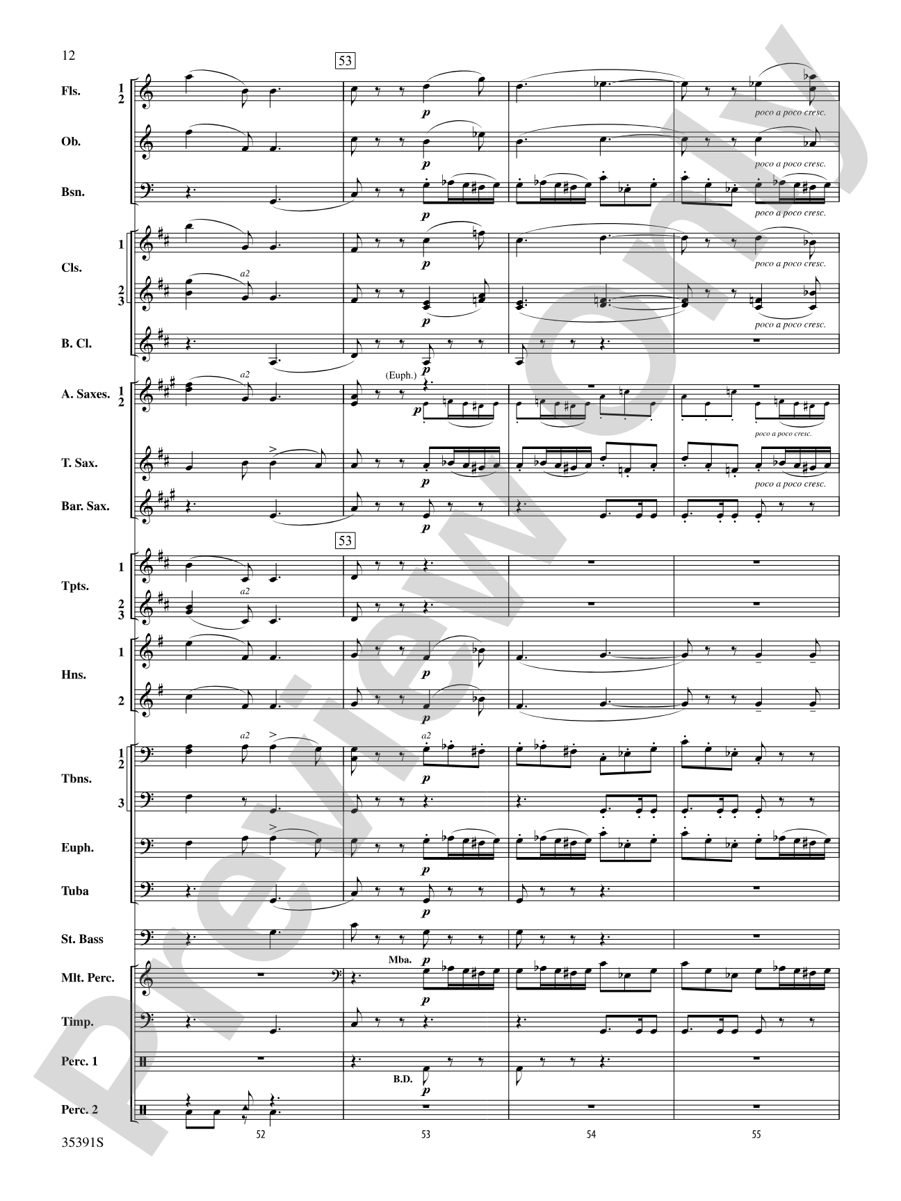 Pezzo in forma di Sonatina: Concert Band Conductor Score & Parts