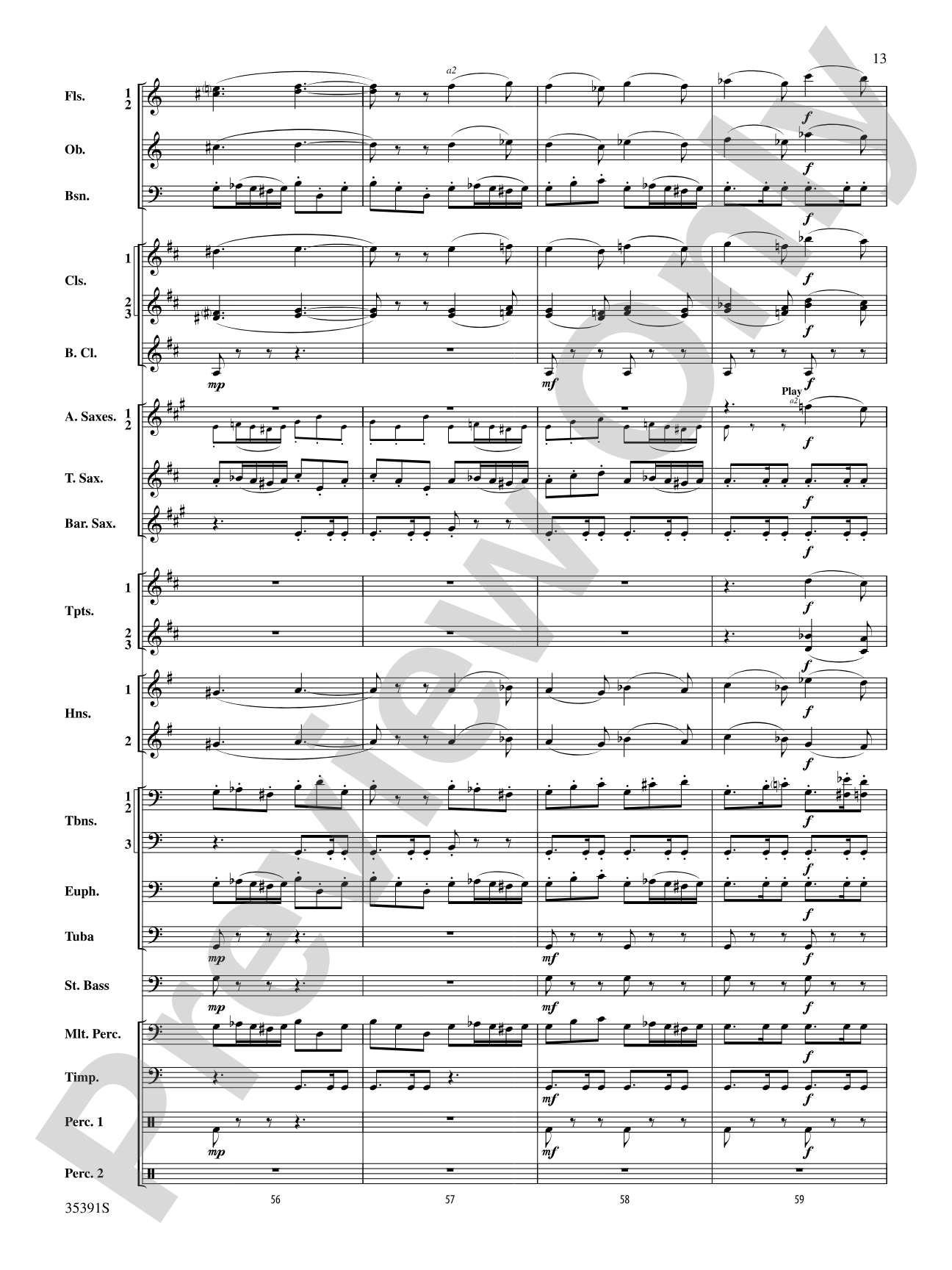 Pezzo in forma di Sonatina: Concert Band Conductor Score & Parts