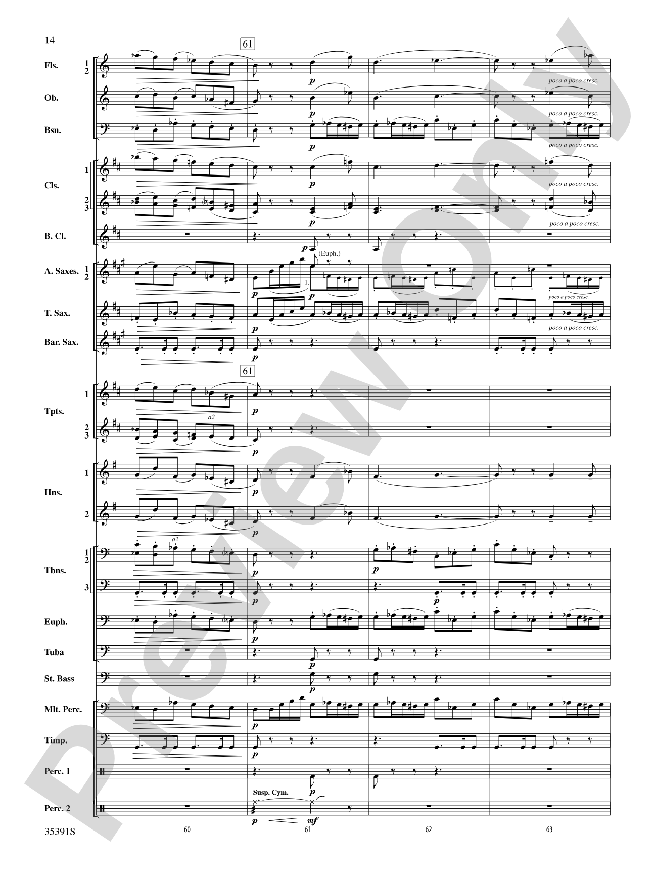 Pezzo in forma di Sonatina: Concert Band Conductor Score & Parts