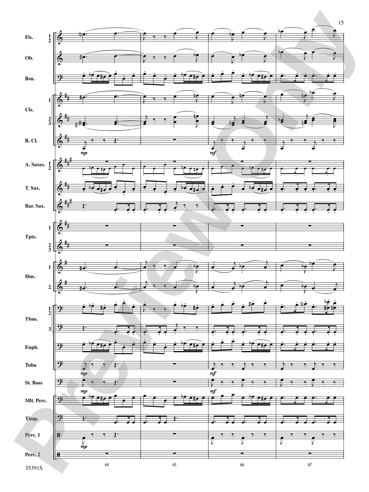 Pezzo in forma di Sonatina: Concert Band Conductor Score & Parts