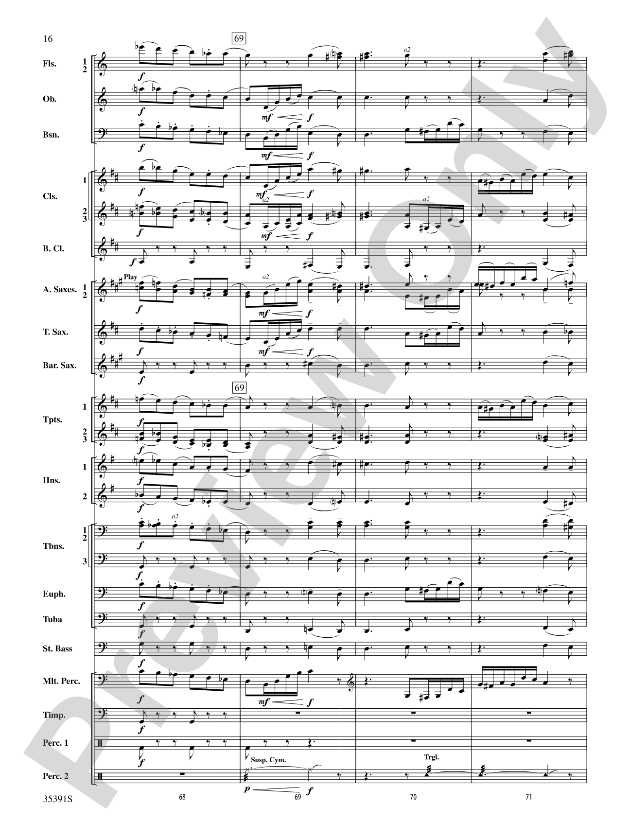Pezzo in forma di Sonatina: Concert Band Conductor Score & Parts