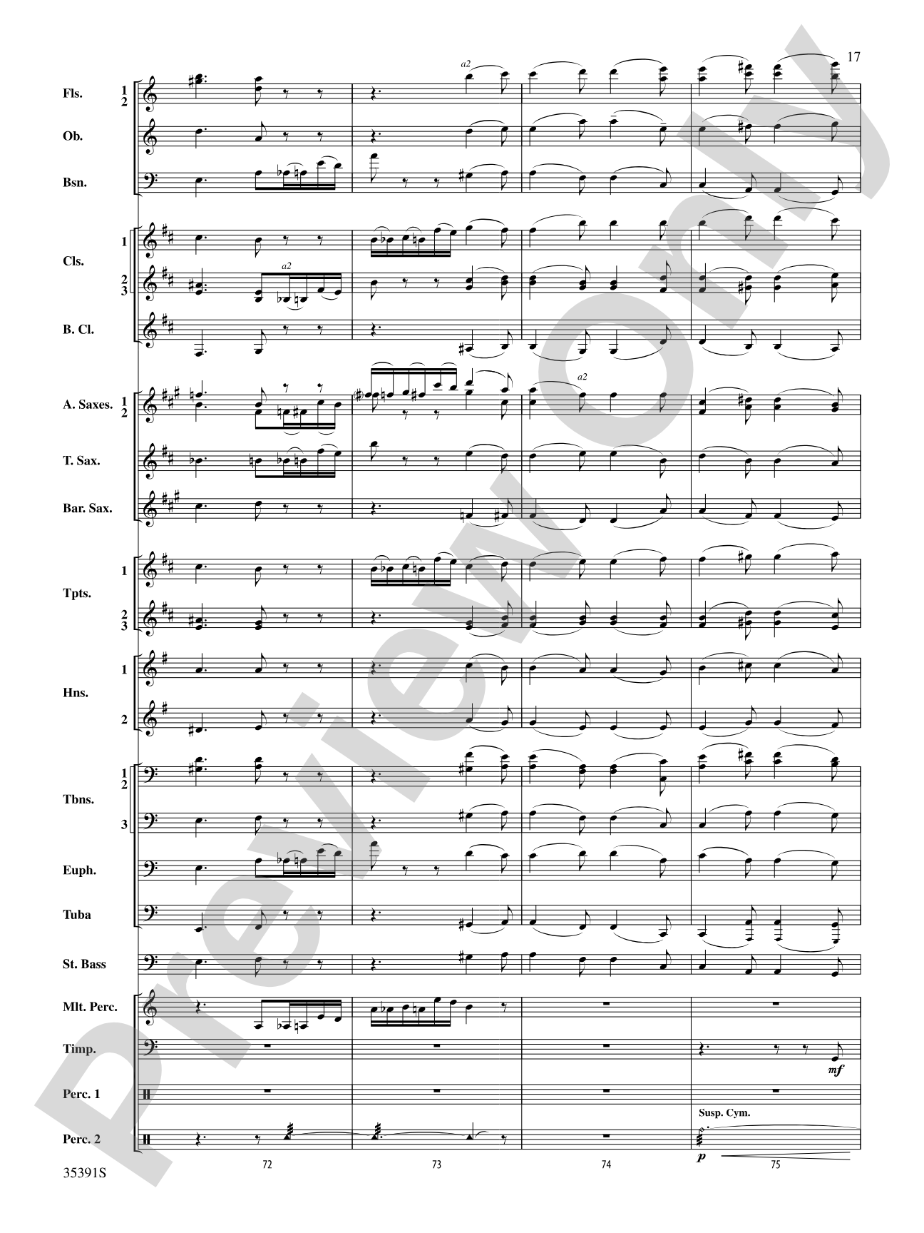 Pezzo in forma di Sonatina: Concert Band Conductor Score & Parts