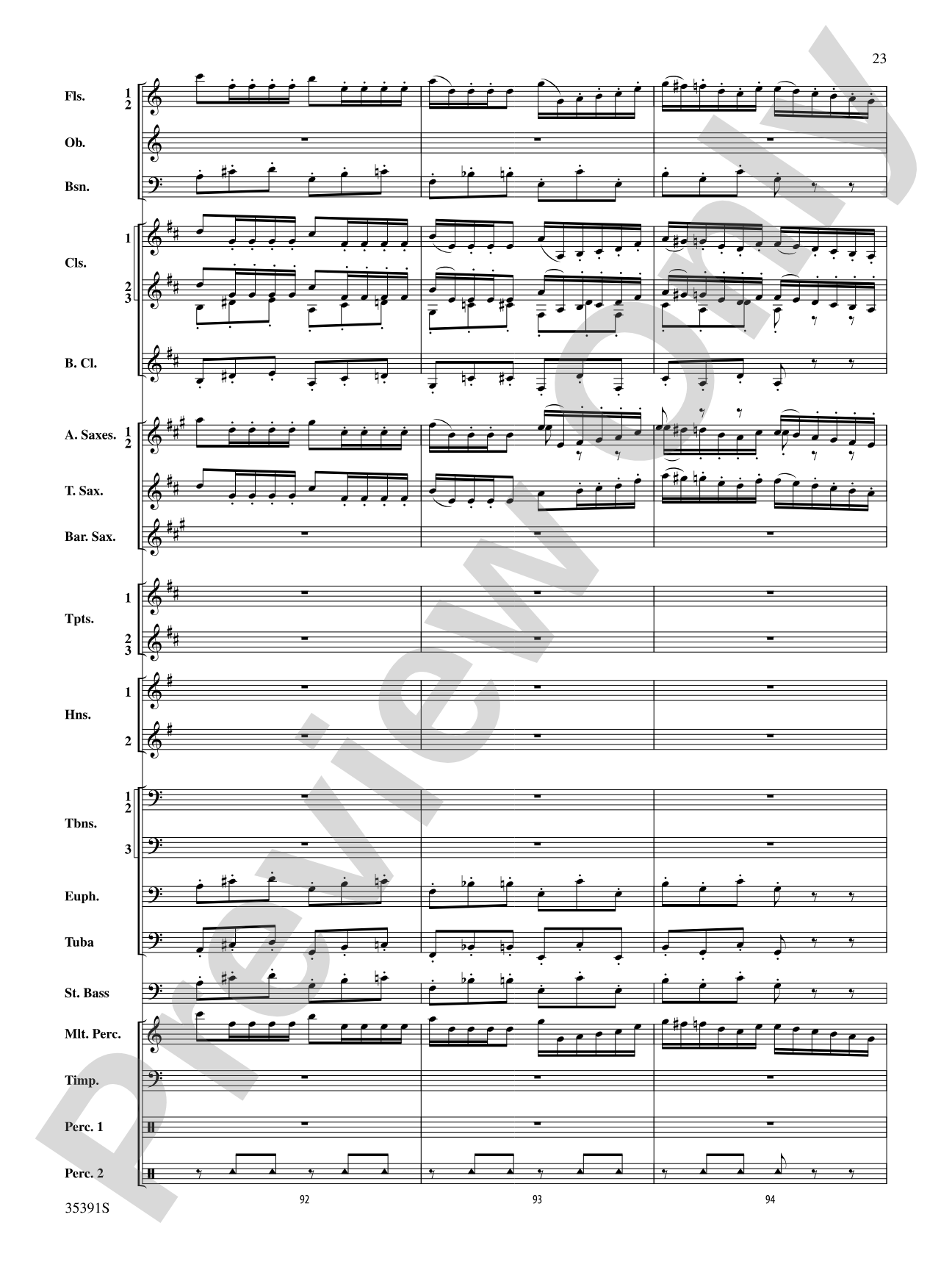 Pezzo in forma di Sonatina: Concert Band Conductor Score & Parts
