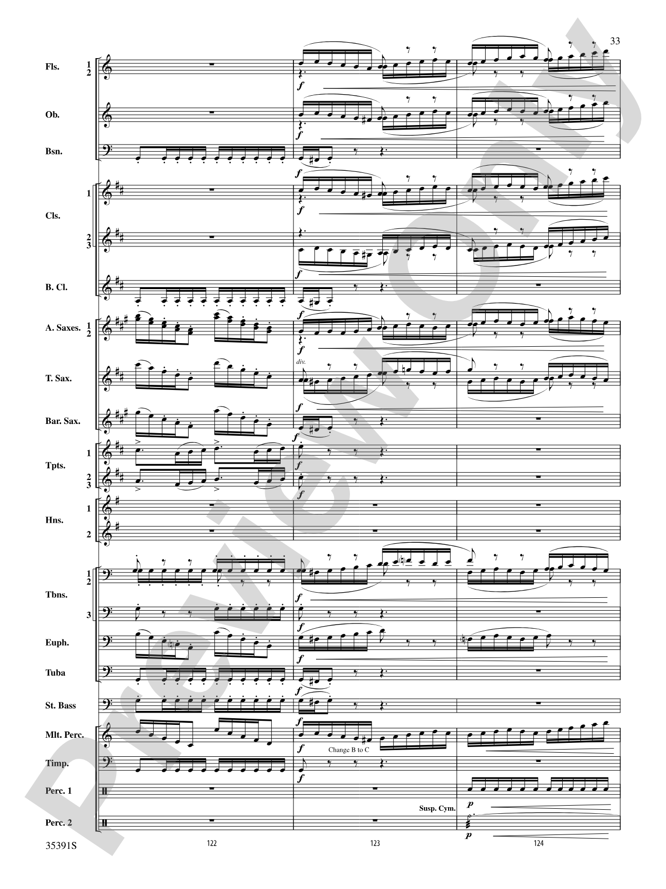 Pezzo in forma di Sonatina: Concert Band Conductor Score & Parts