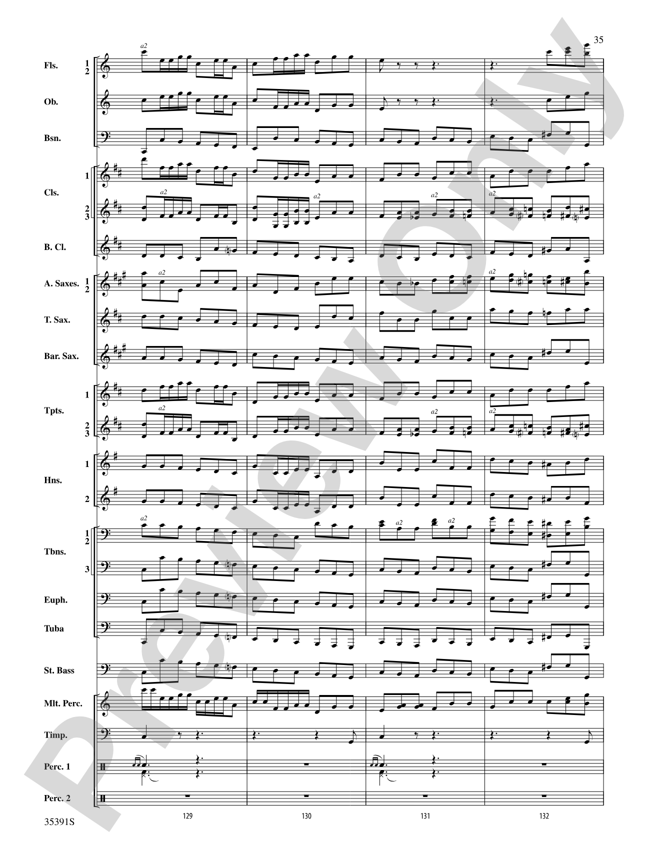 Pezzo in forma di Sonatina: Concert Band Conductor Score & Parts
