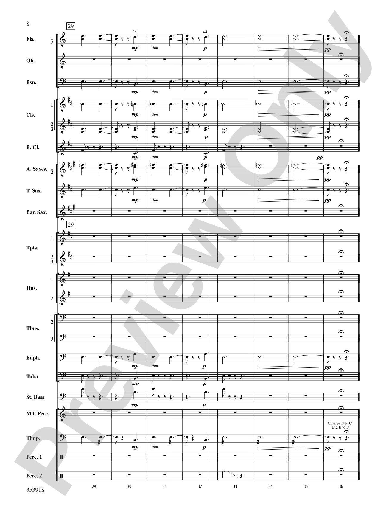Pezzo in forma di Sonatina: Concert Band Conductor Score & Parts