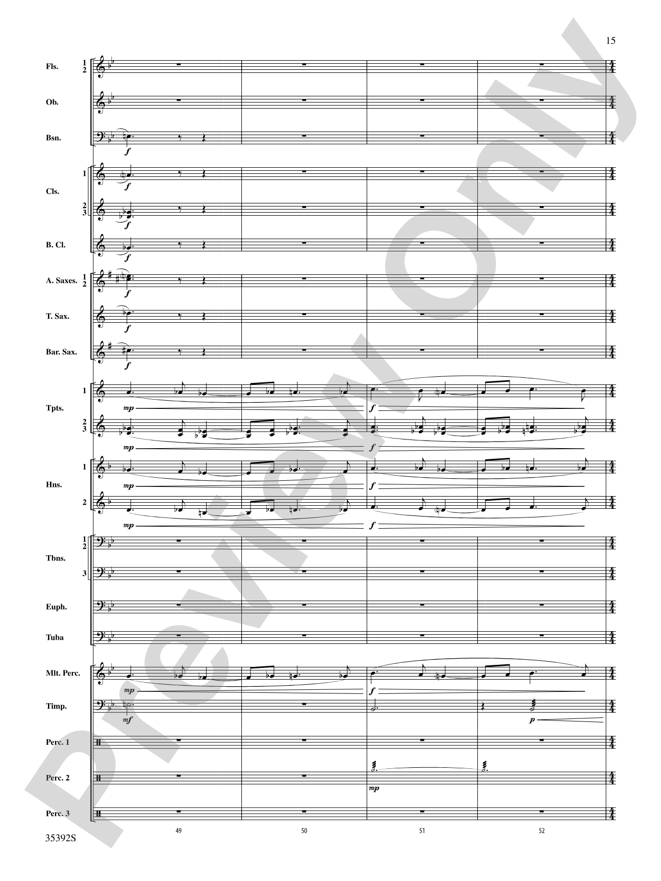 Moon Phases 81: Concert Band Conductor Score & Parts