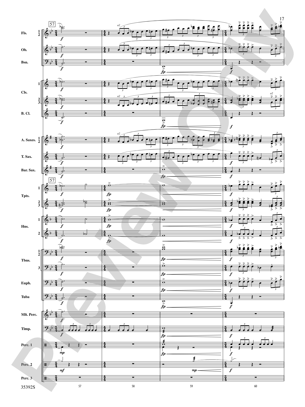 Moon Phases 81: Concert Band Conductor Score & Parts