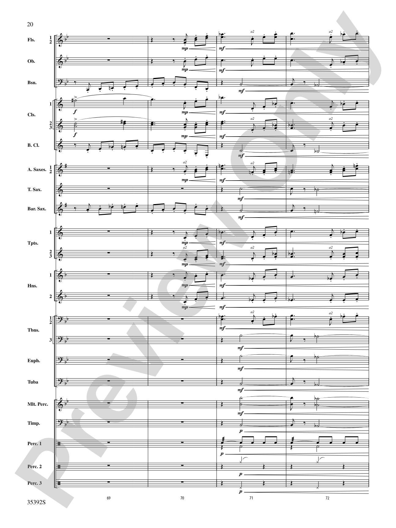 Moon Phases 81: Concert Band Conductor Score & Parts