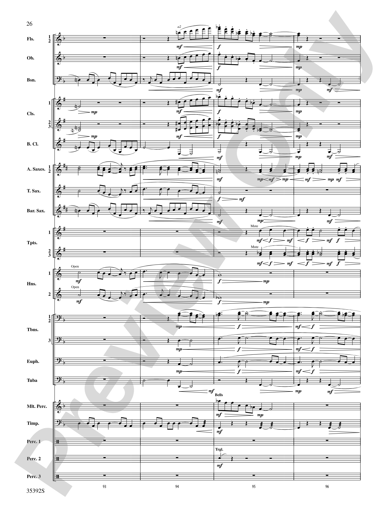 Moon Phases 81: Concert Band Conductor Score & Parts