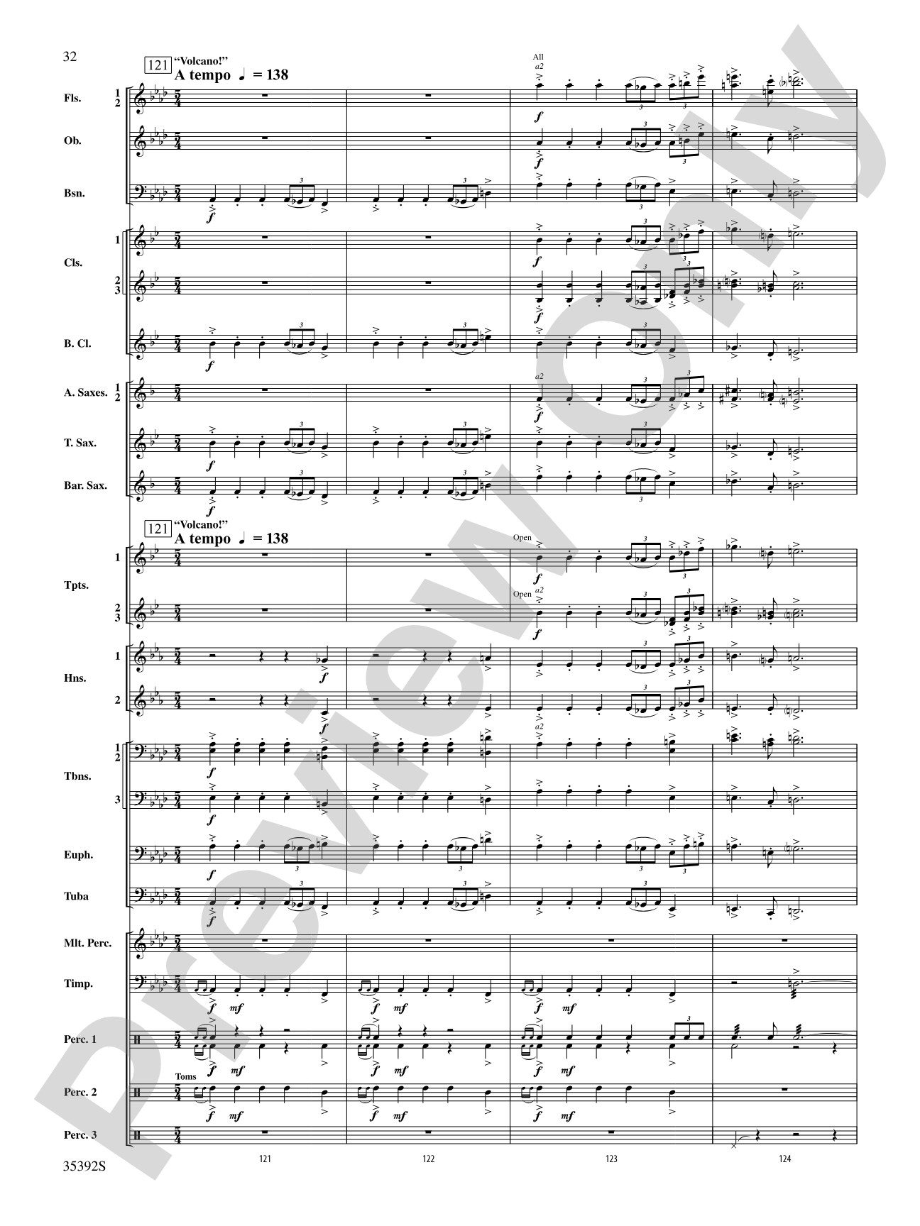 Moon Phases 81: Concert Band Conductor Score & Parts