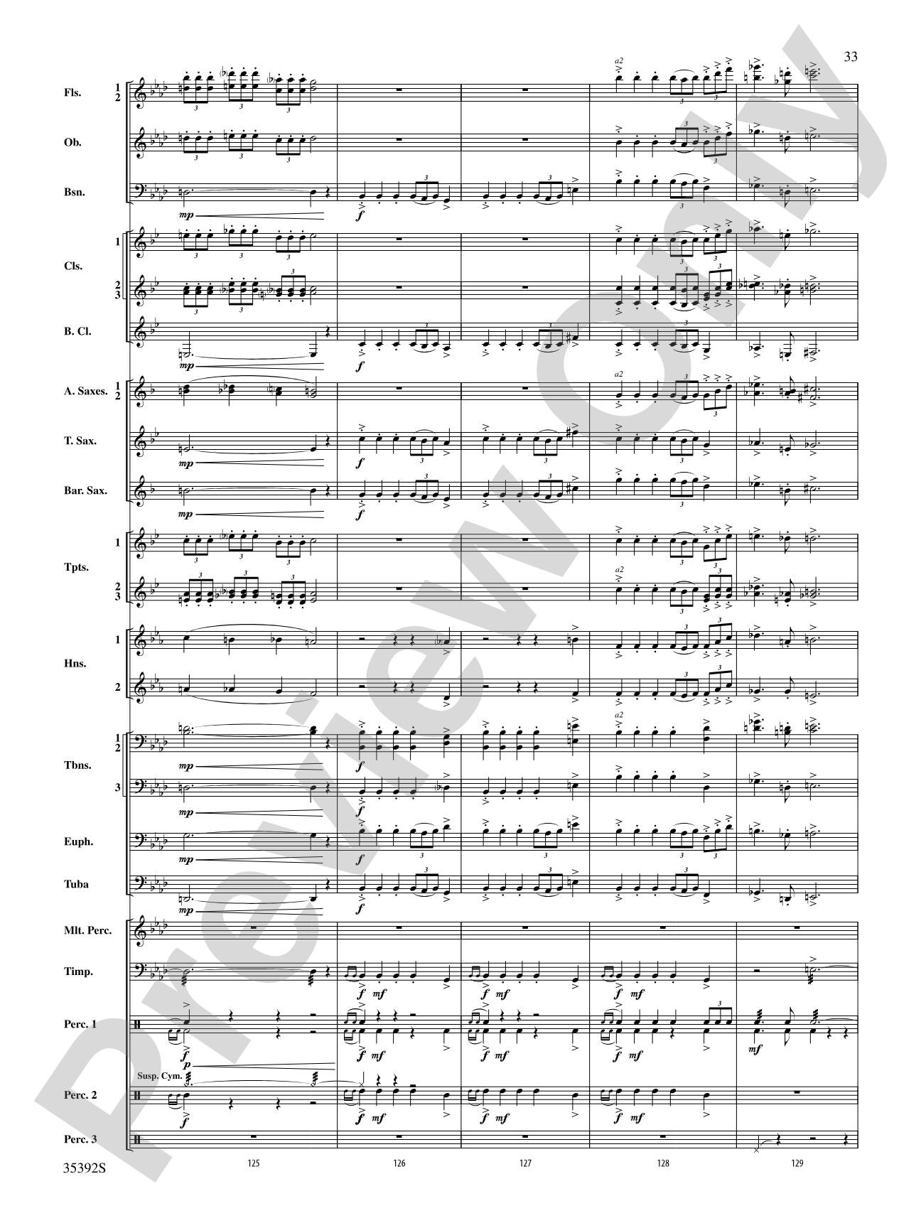 Moon Phases 81: Concert Band Conductor Score & Parts