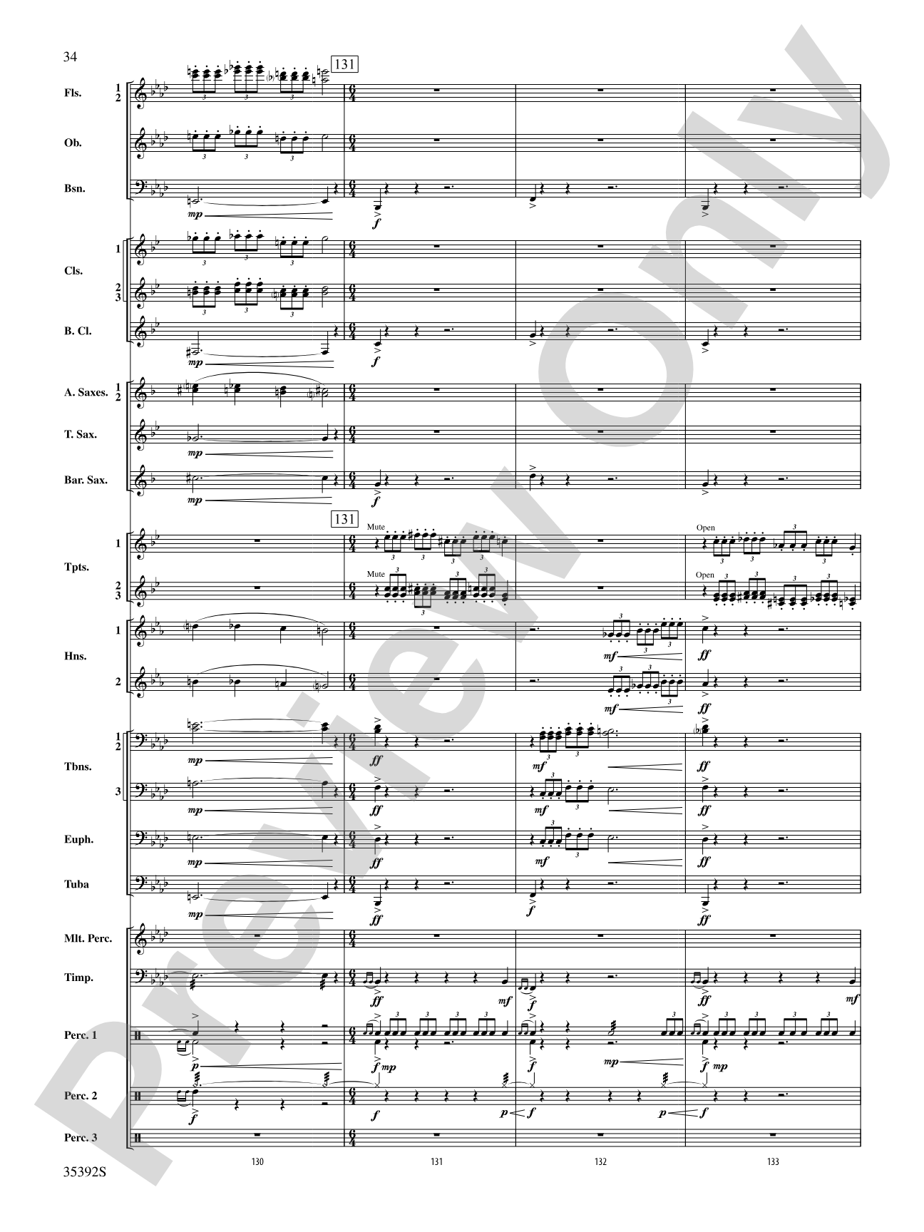 Moon Phases 81: Concert Band Conductor Score & Parts