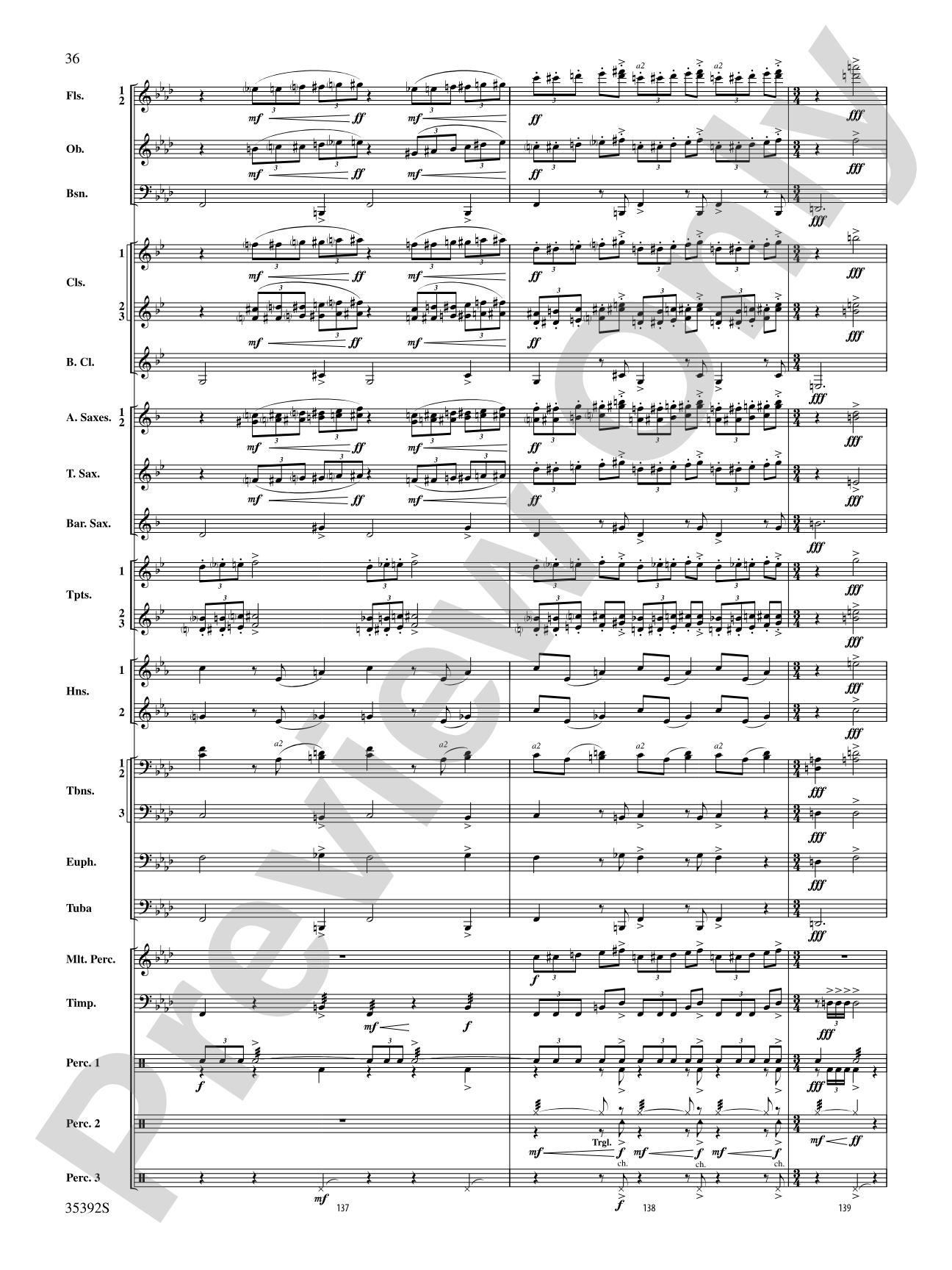 Moon Phases 81: Concert Band Conductor Score & Parts