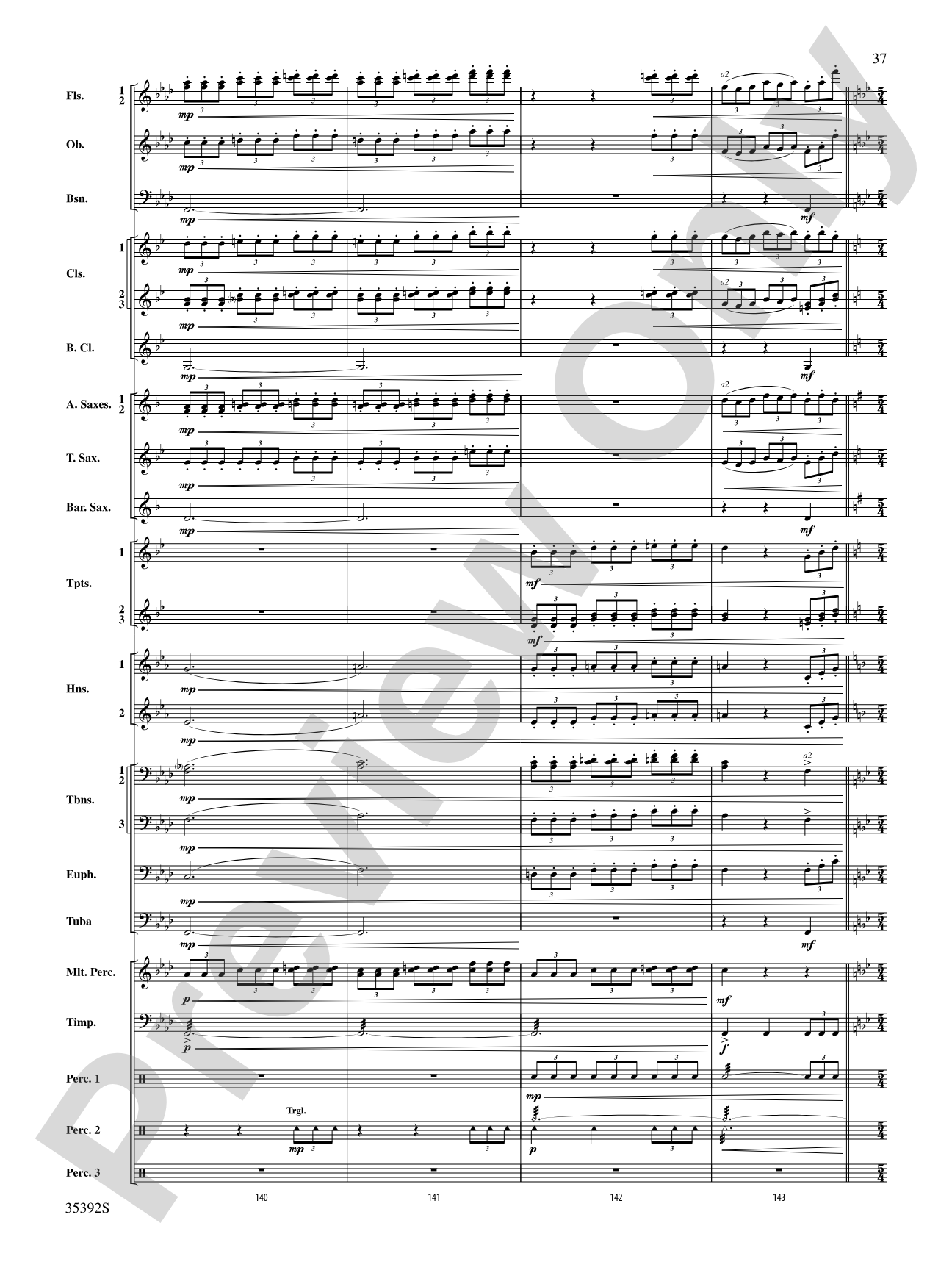 Moon Phases 81: Concert Band Conductor Score & Parts