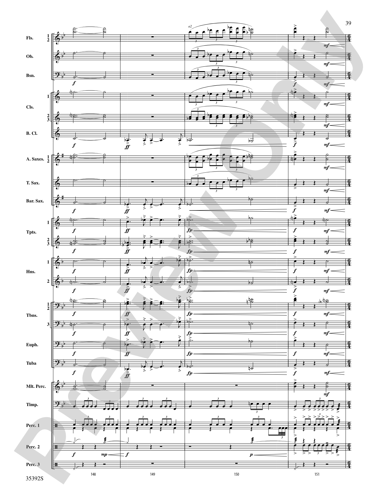 Moon Phases 81: Concert Band Conductor Score & Parts