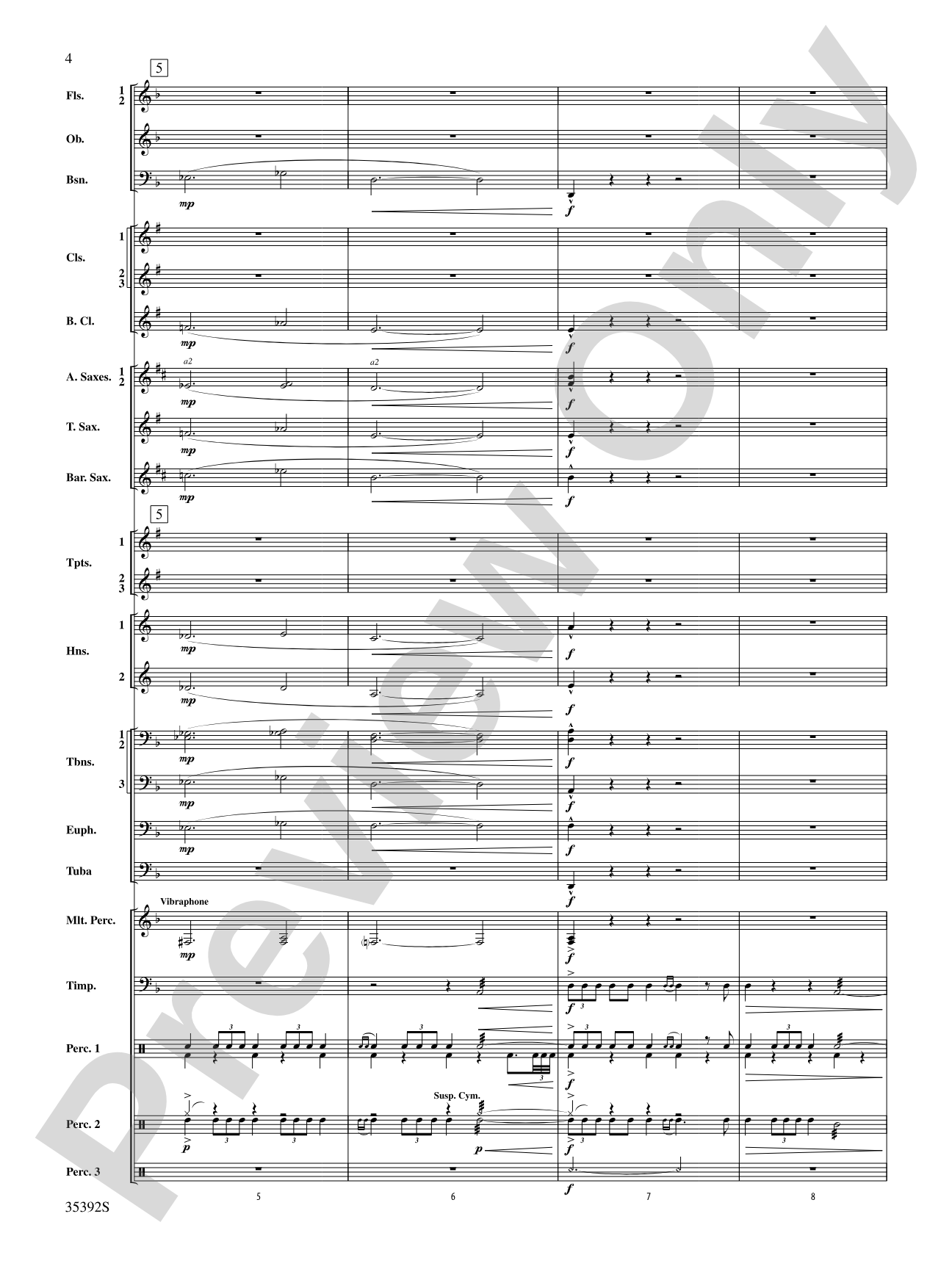 Moon Phases 81: Concert Band Conductor Score & Parts
