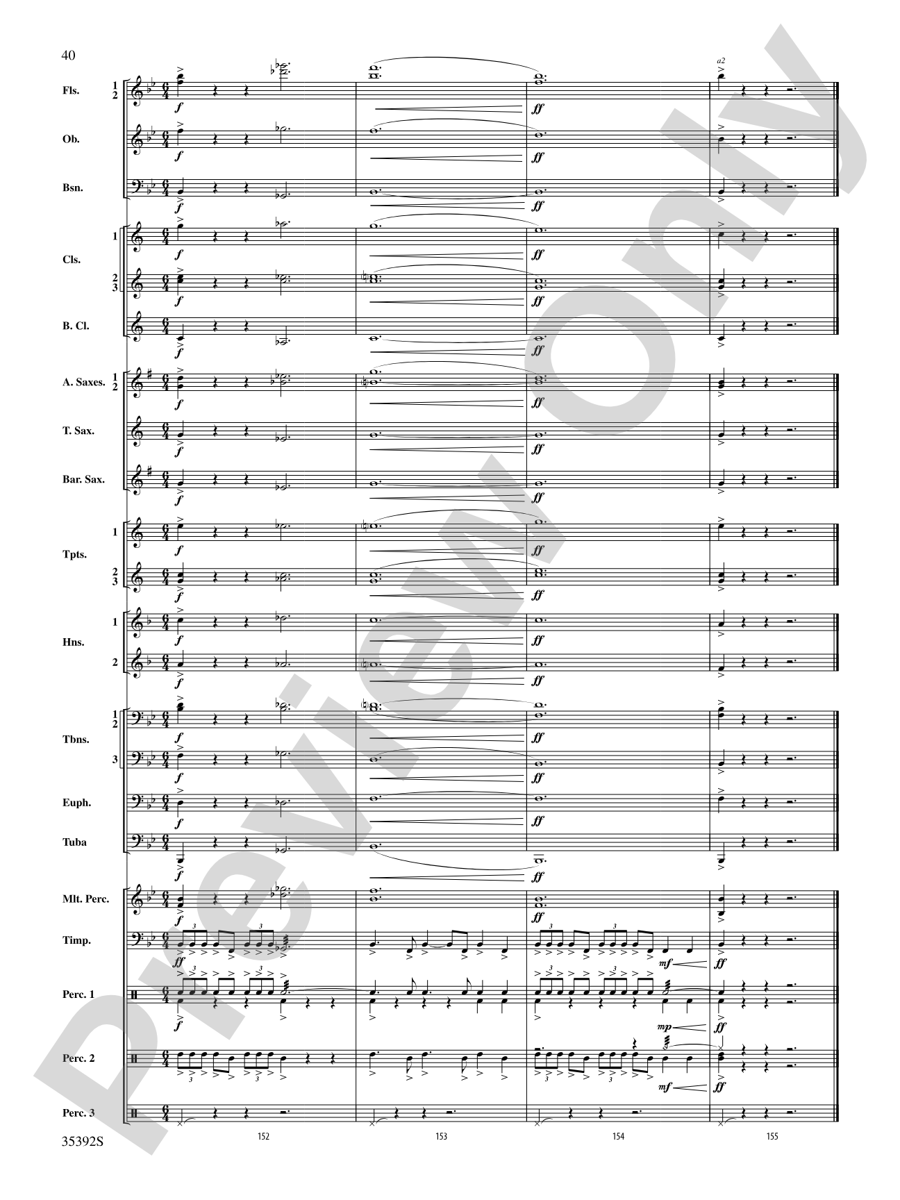 Moon Phases 81: Concert Band Conductor Score & Parts